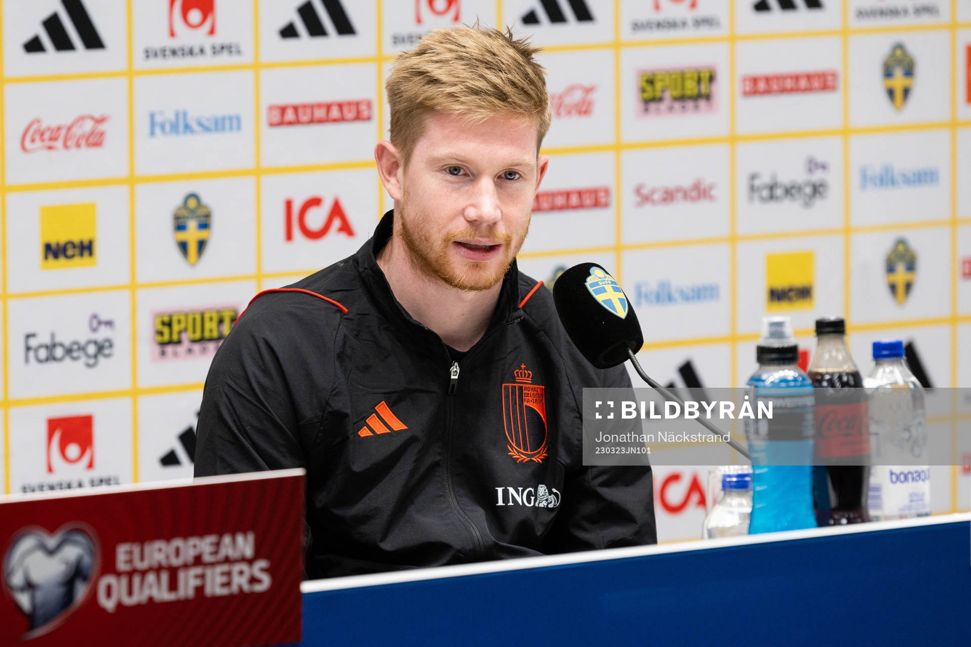 Kevin De Bruyne of the Belgium national football team