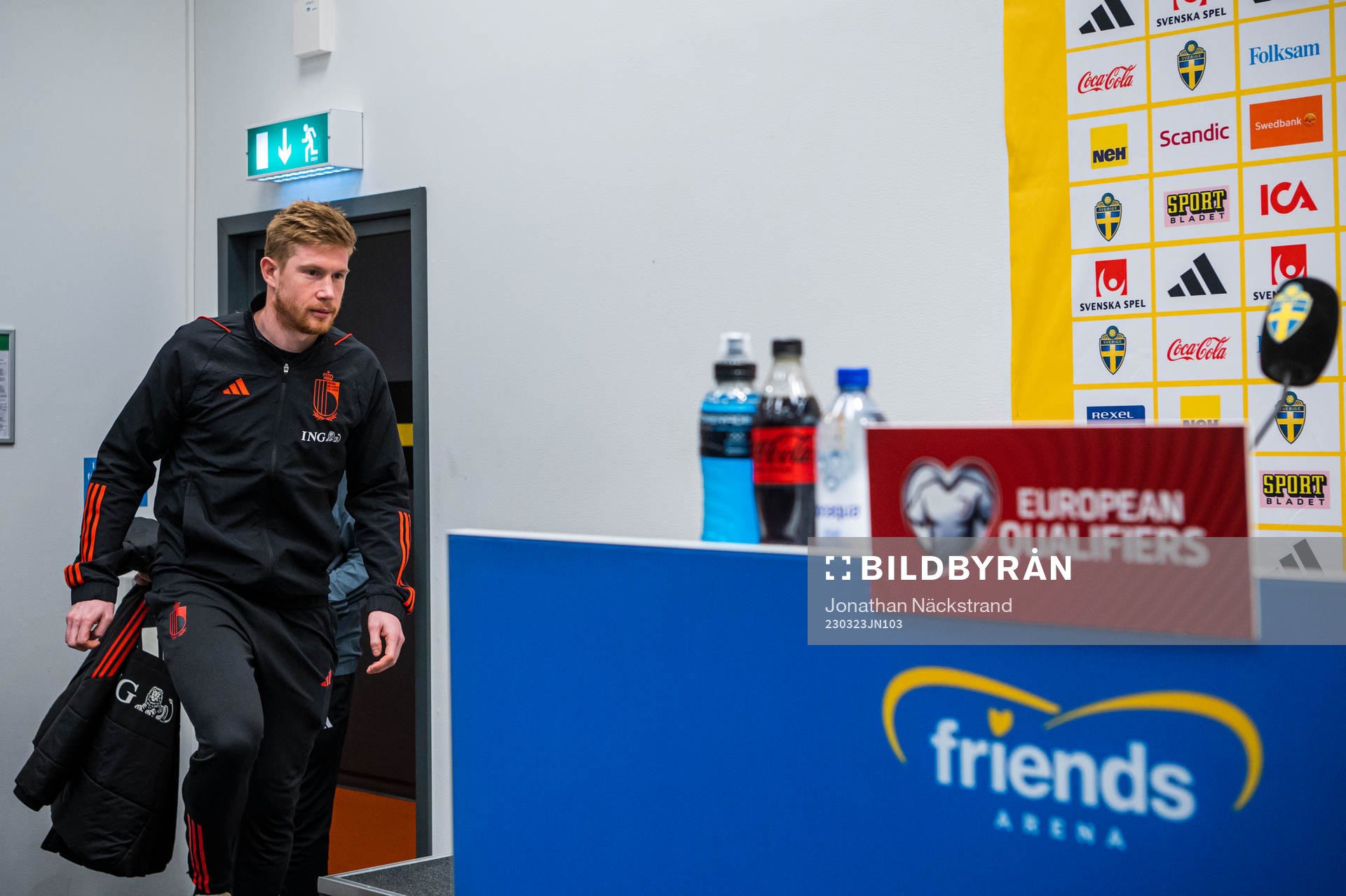 Kevin De Bruyne of the Belgium national football team