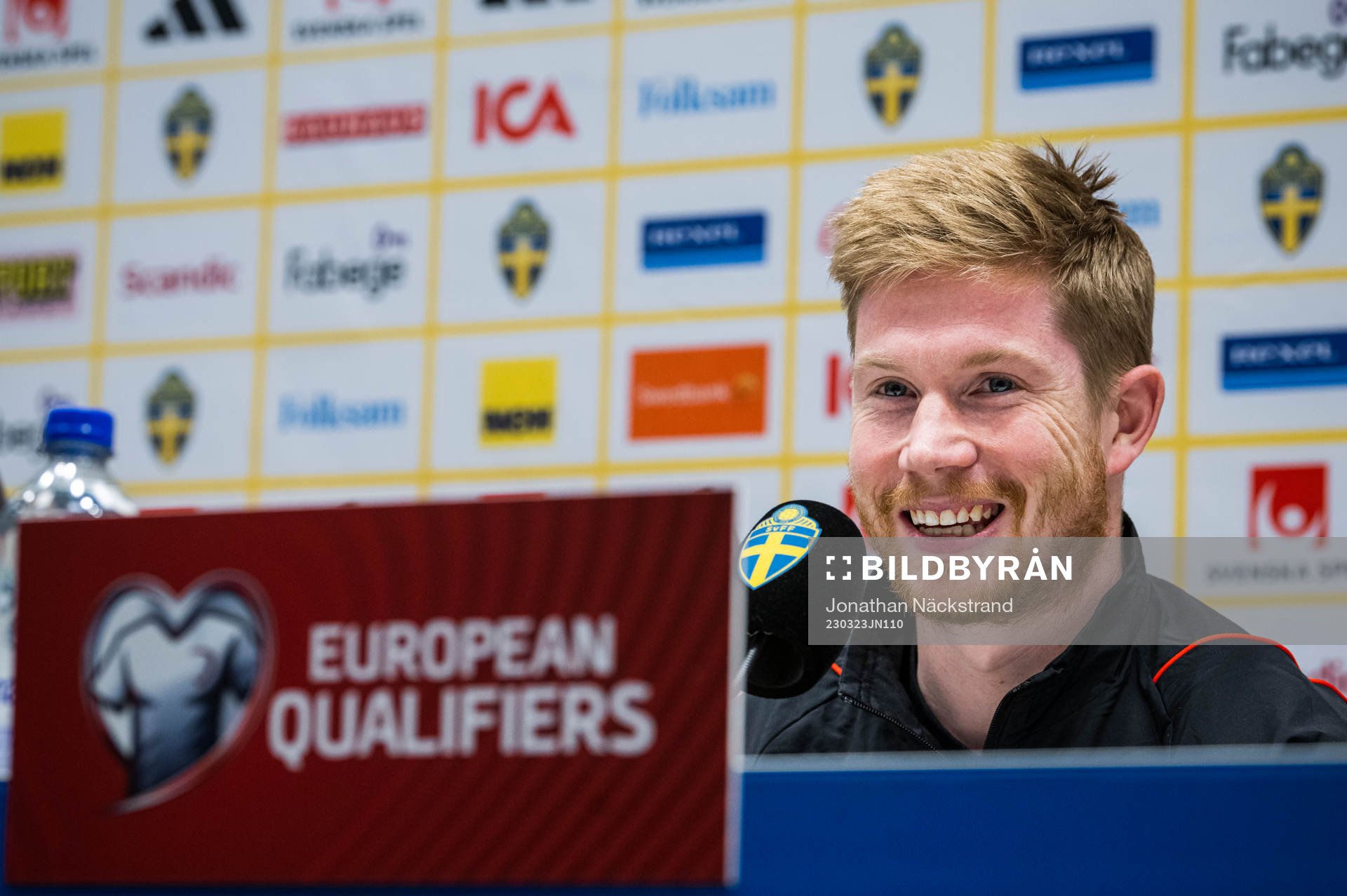 Kevin De Bruyne of the Belgium national football team