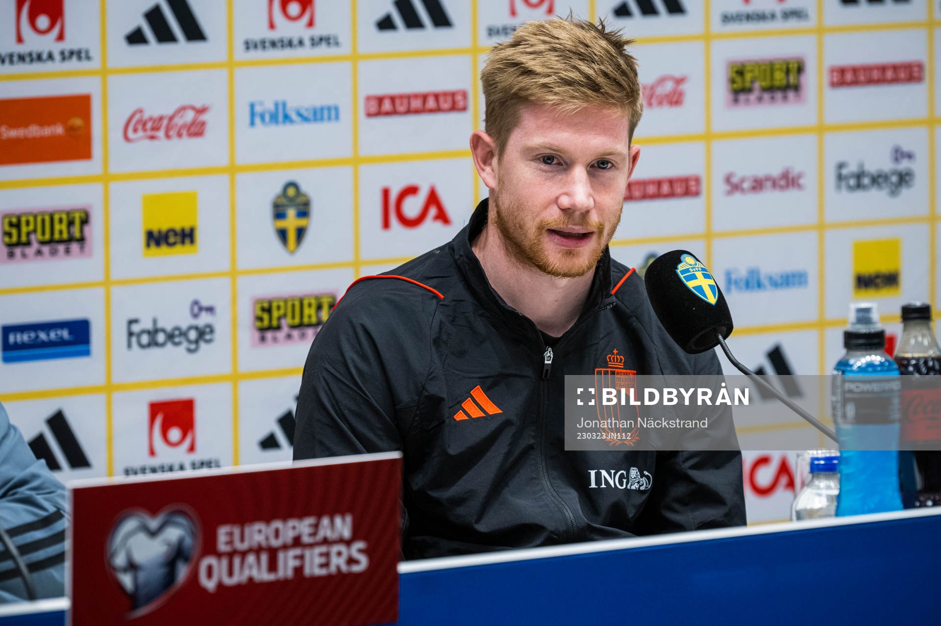 Kevin De Bruyne of the Belgium national football team