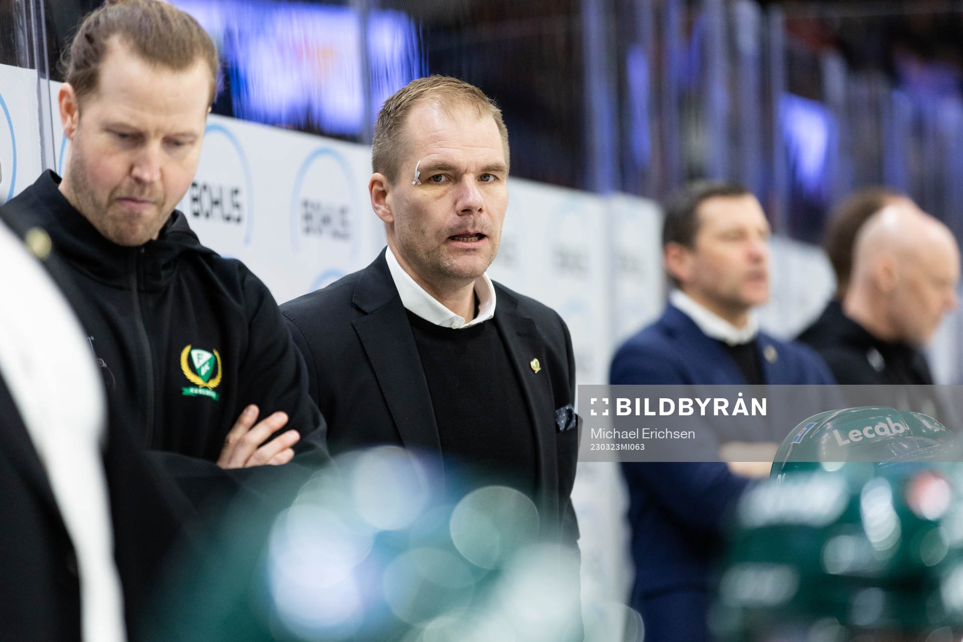Färjestads huvudtränare Tomas Mitell
