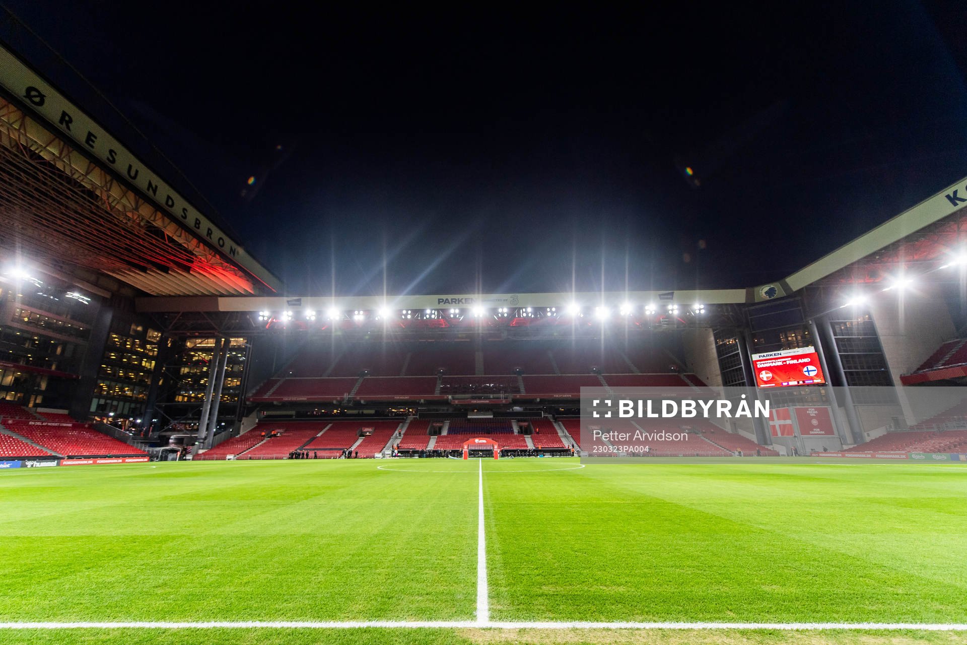 General view of Parken Stadium