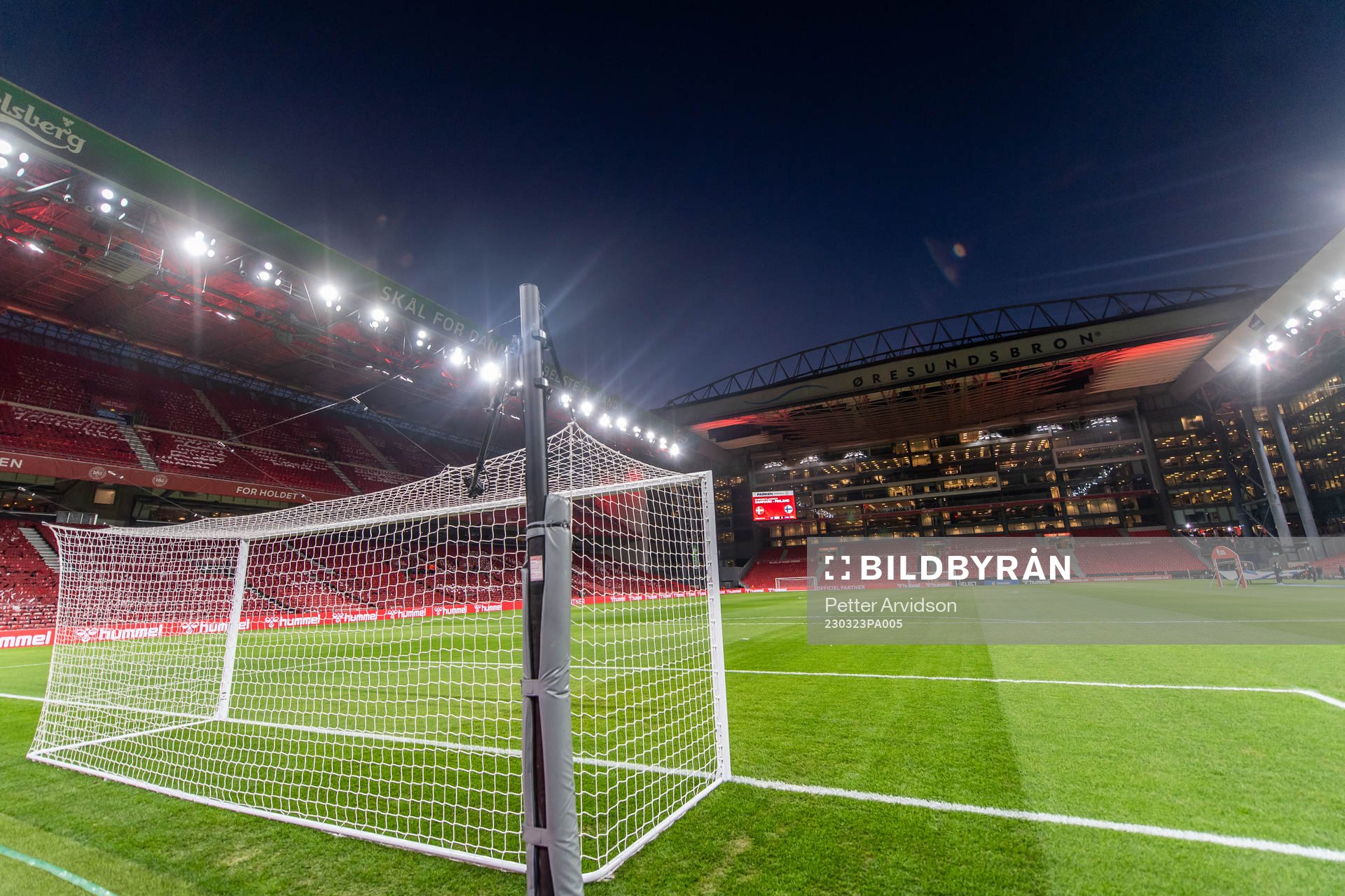General view of Parken Stadium