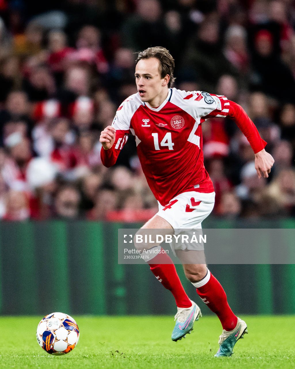 Mikkel Damsgaard of Denmark