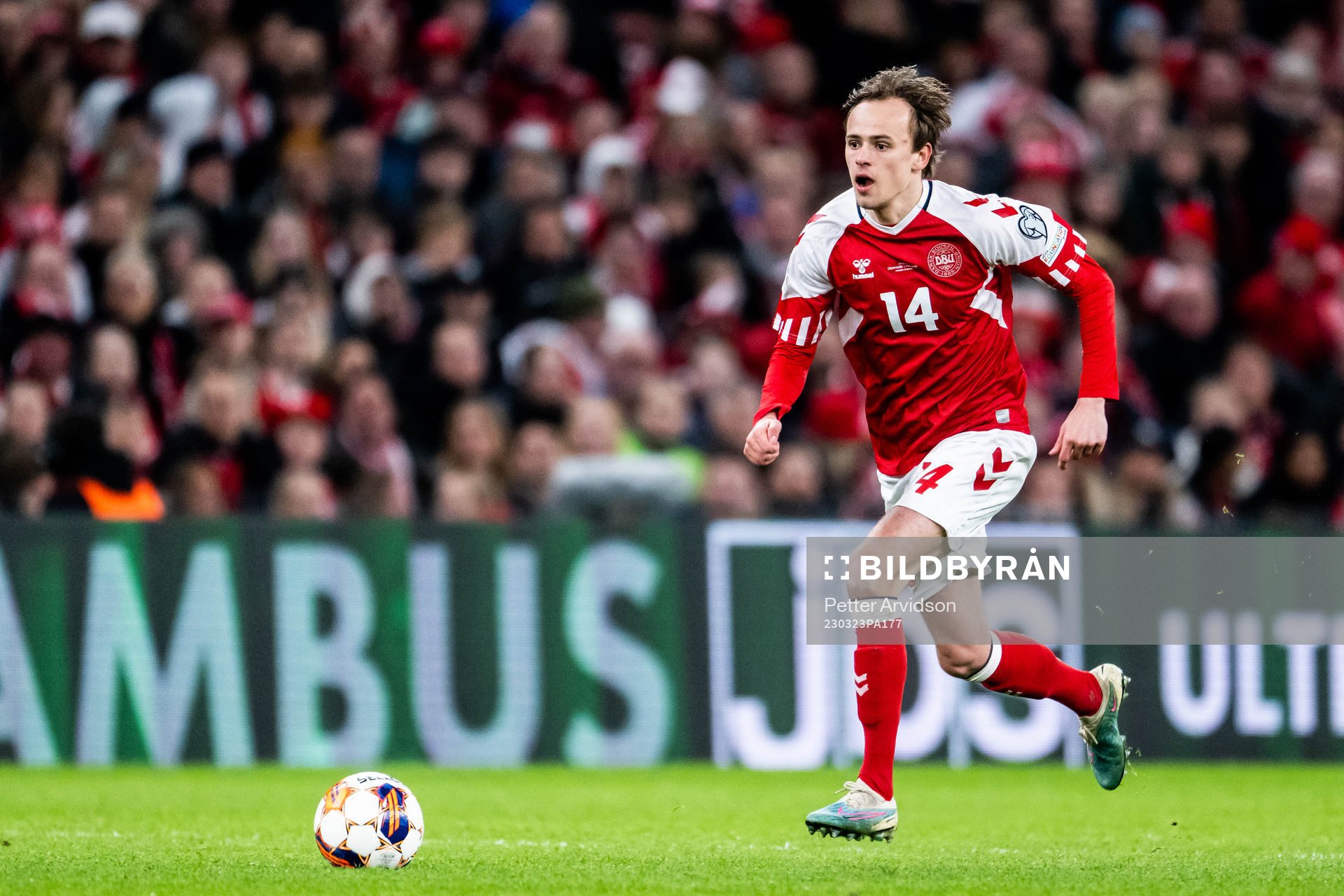 Mikkel Damsgaard of Denmark