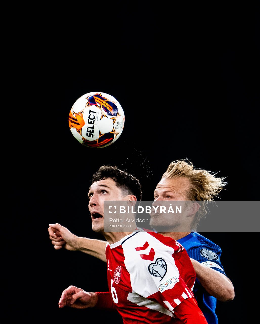 Andreas  Christensen of Denmark and Joel Pohjanpalo of