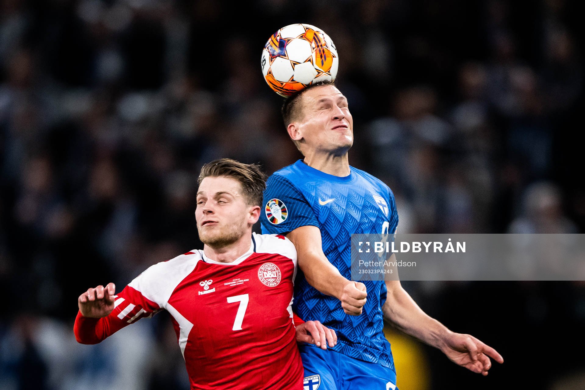 Mathias Jensen of Denmark and Robin Lod of Finland