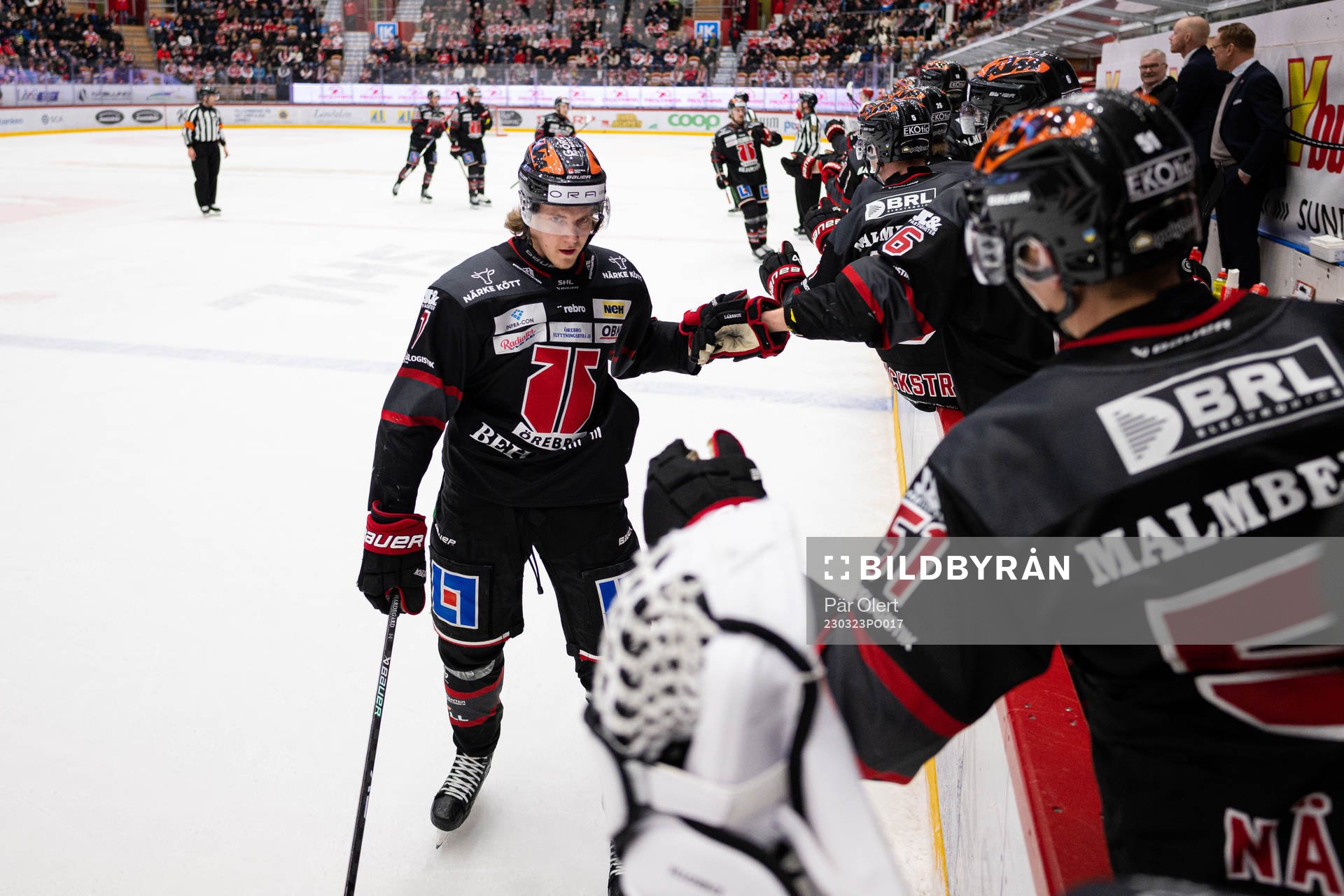 Örebros Marcus Hardegård jublar
