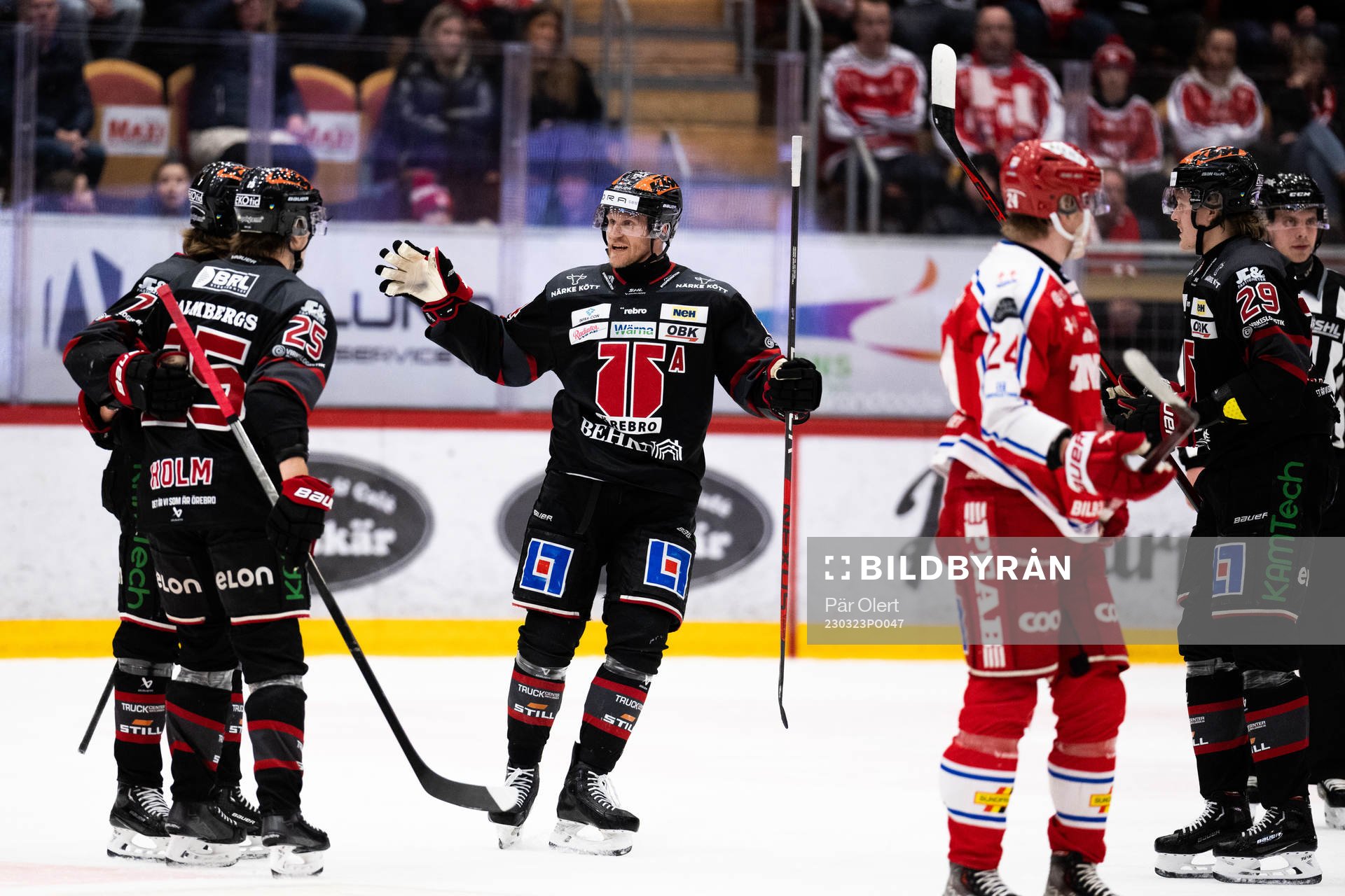 Örebros Jani Lajunen jublar