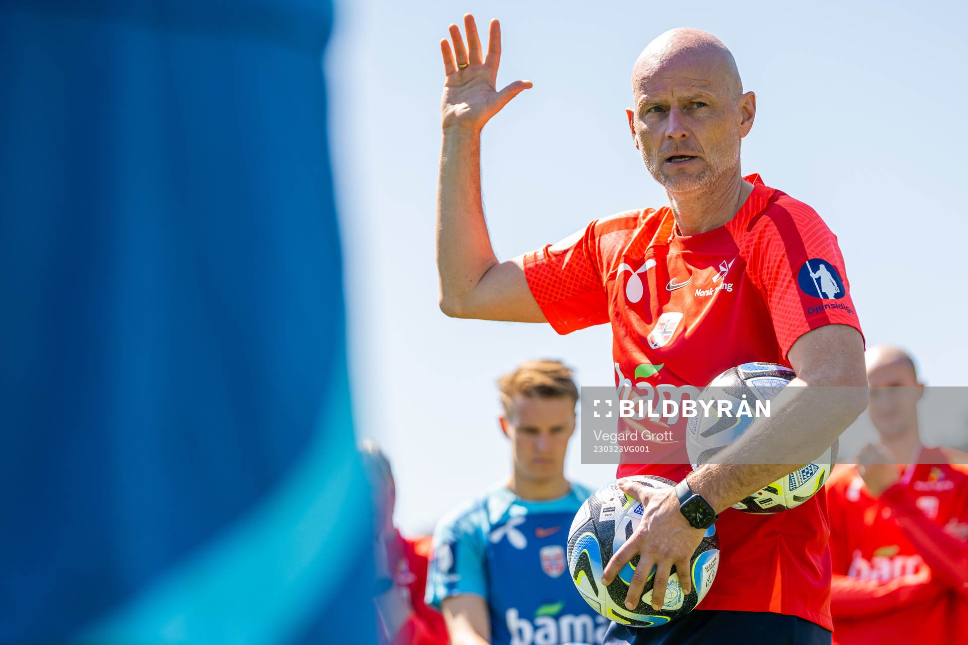 Ståle Solbakken, head coach of the Norwegian national