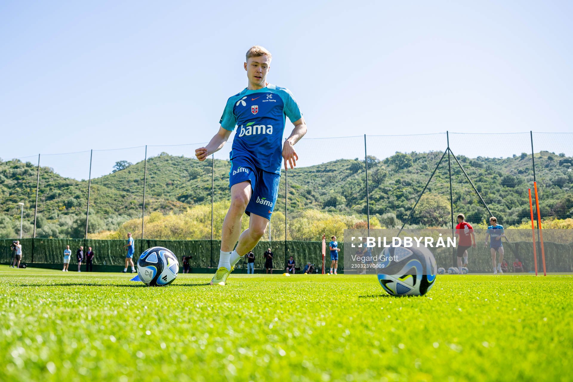 Ola Brynhildsen of the Norwegian national football team