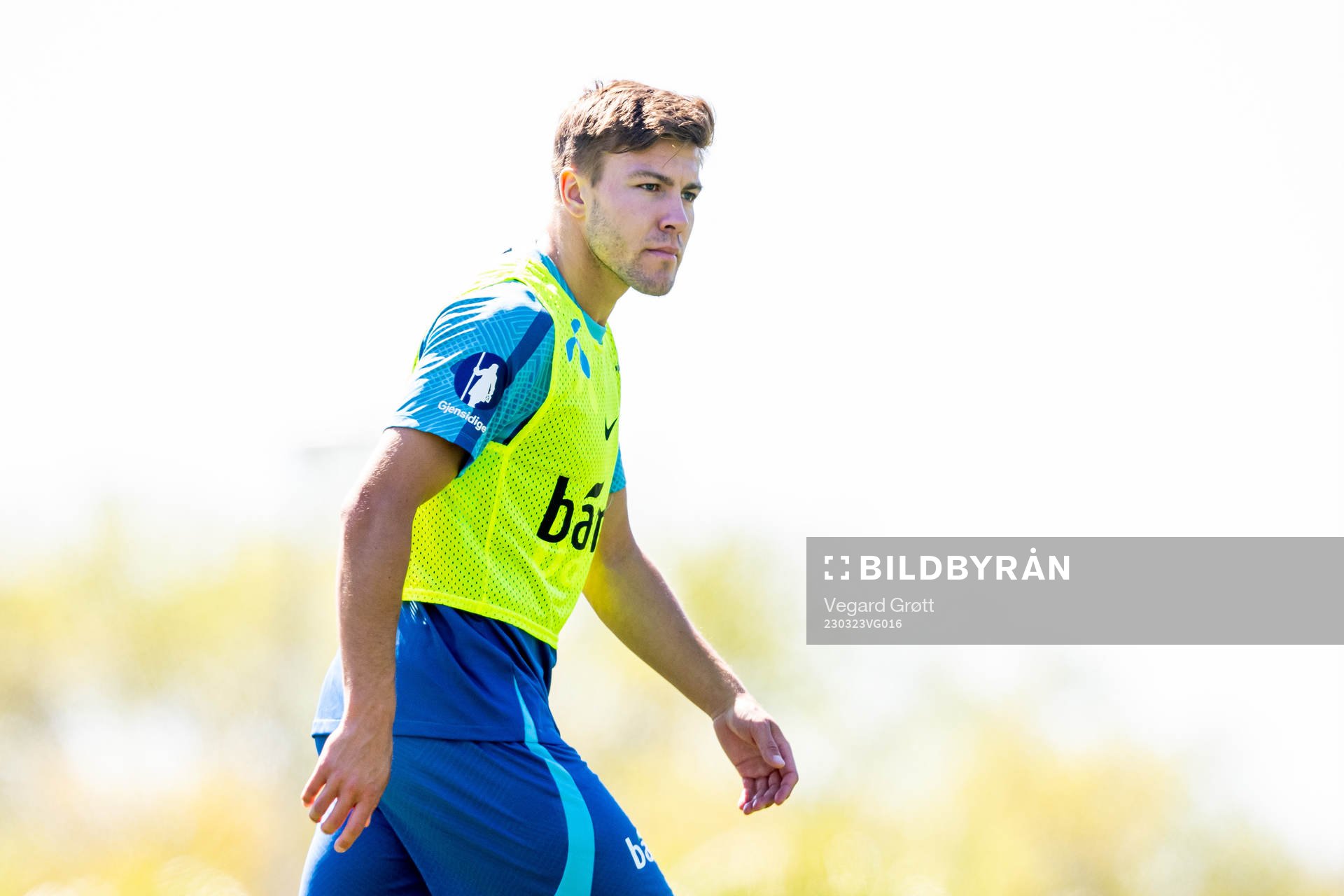 Fredrik André Bjørkan of the Norwegian national football