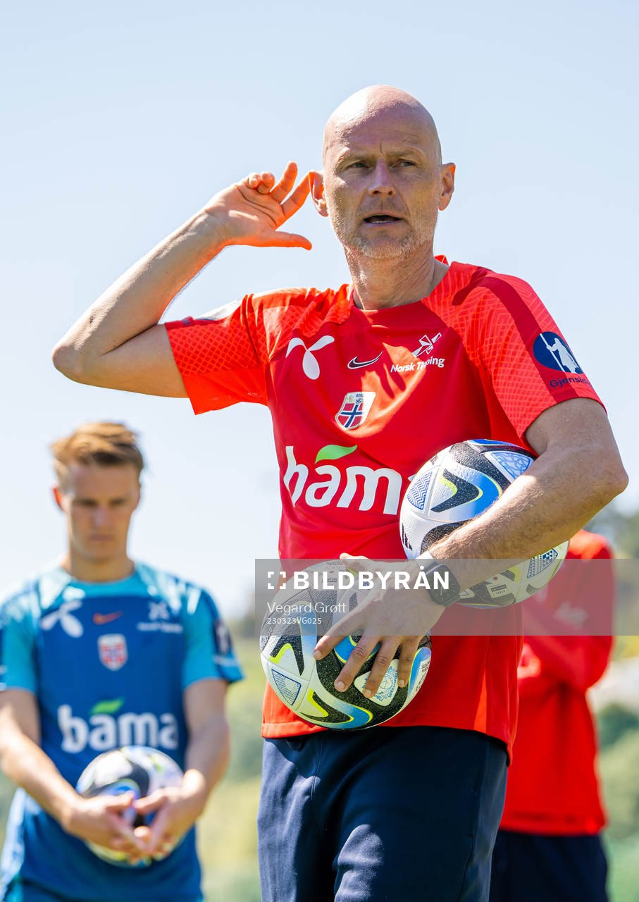 Ståle Solbakken, head coach of the Norwegian national