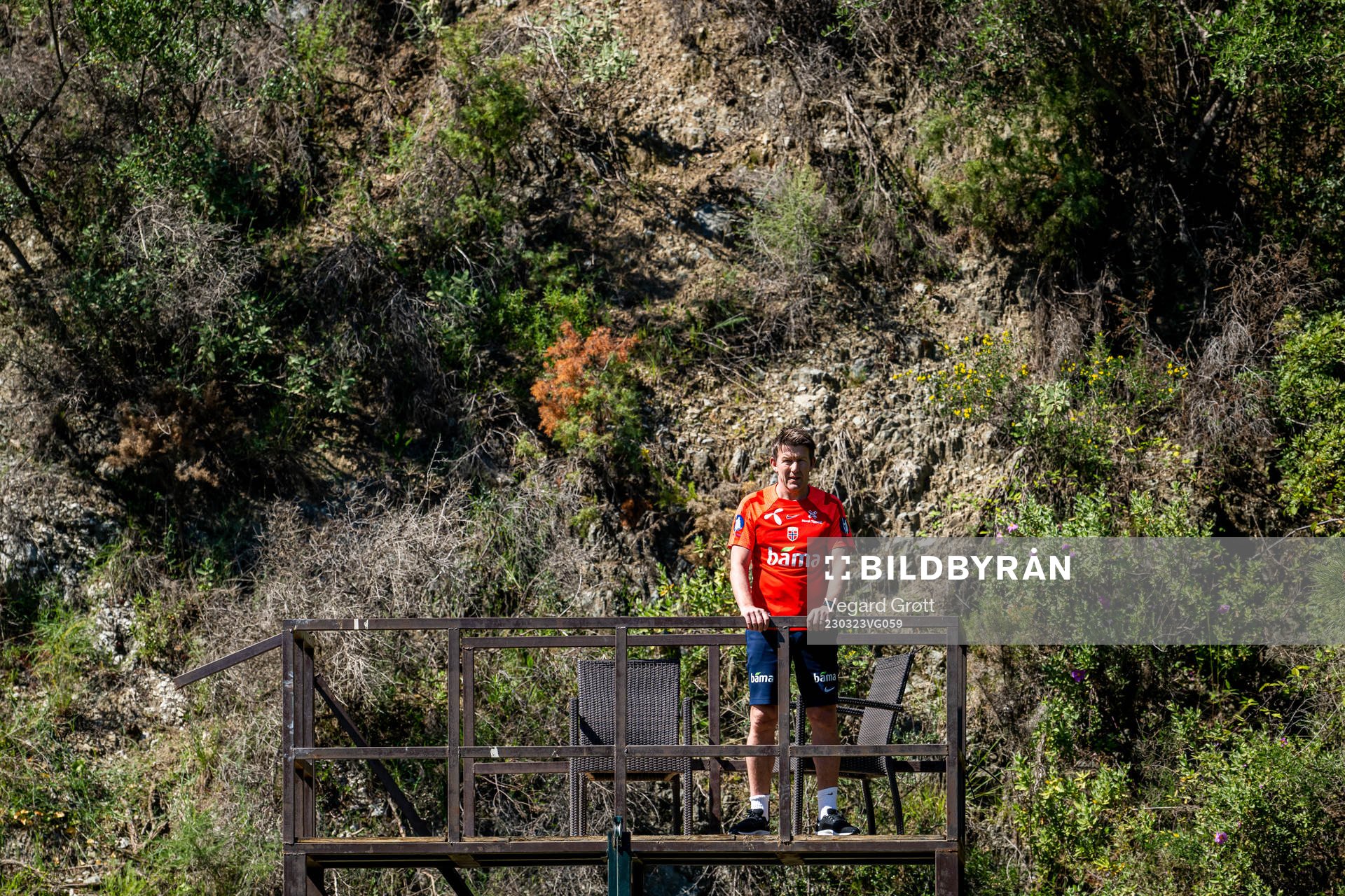 Bård Wiggen of the Norwegian national football team