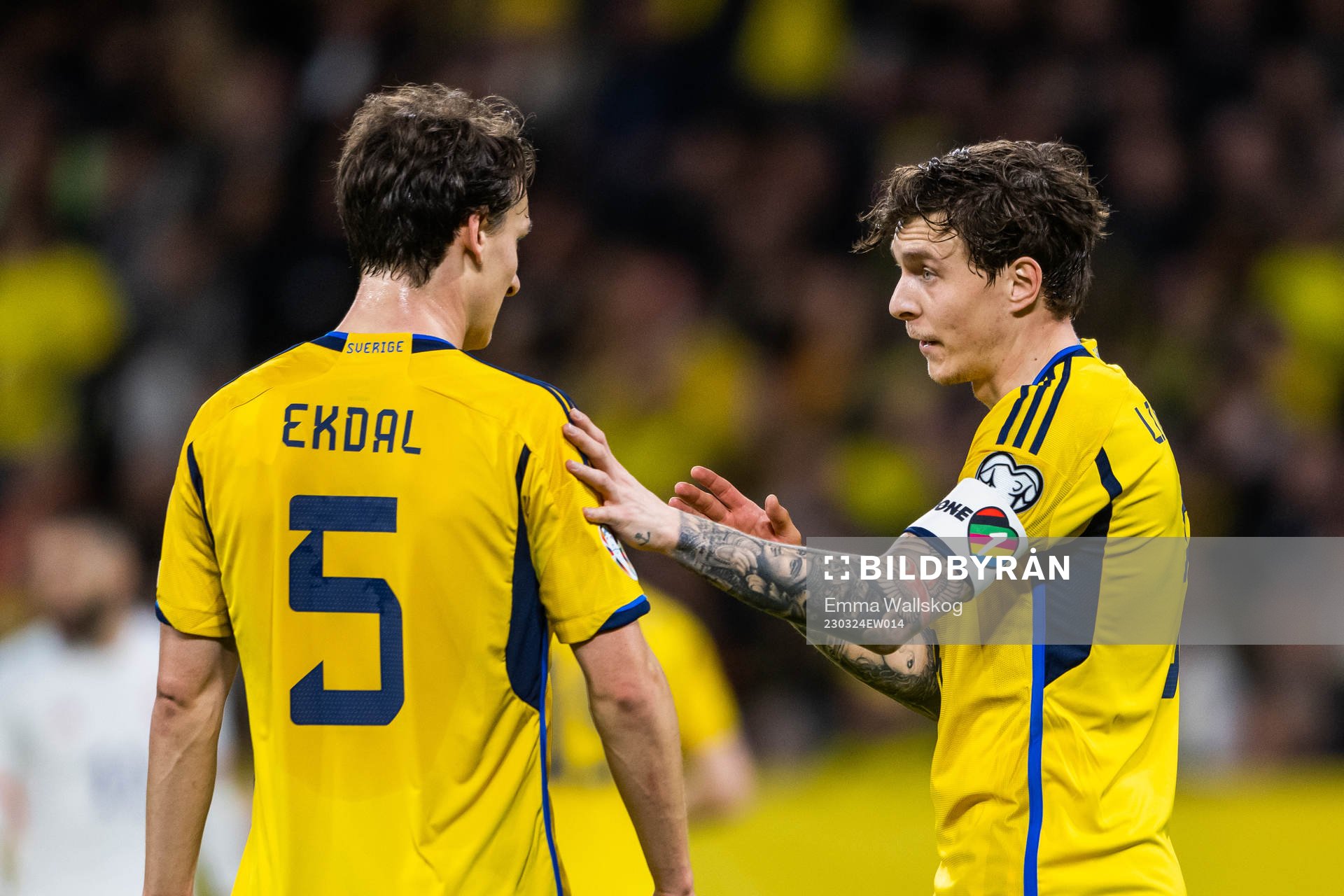 Hjalmar Ekdal and Victor Nilsson Lindelöf of Sweden