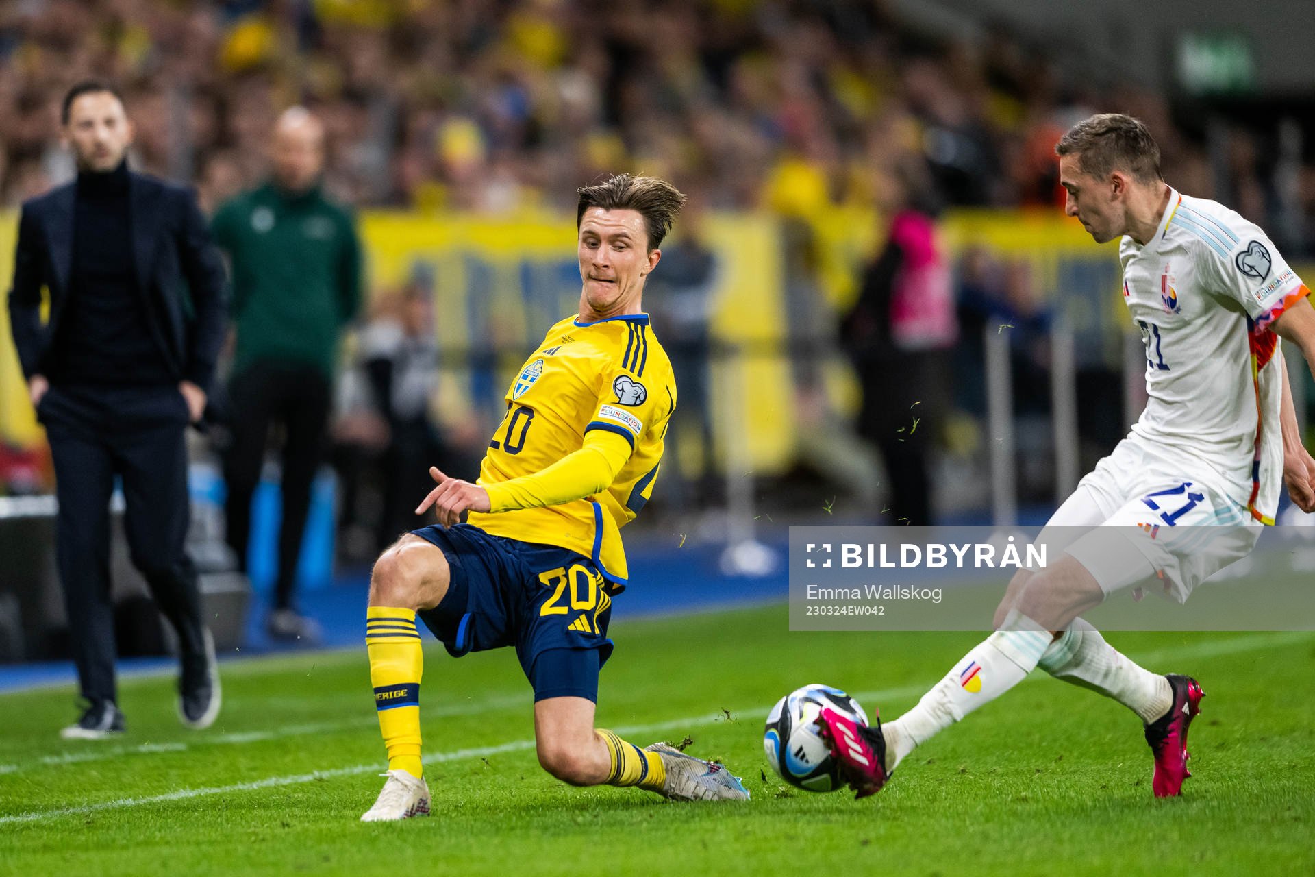 Kristoffer Olsson of Sweden and Timothy Castagne of Belgium