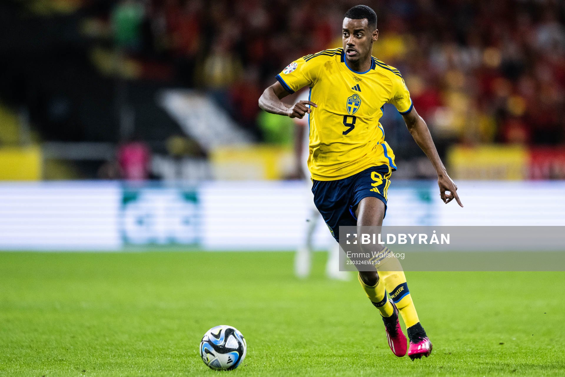 Alexander Isak of Sweden