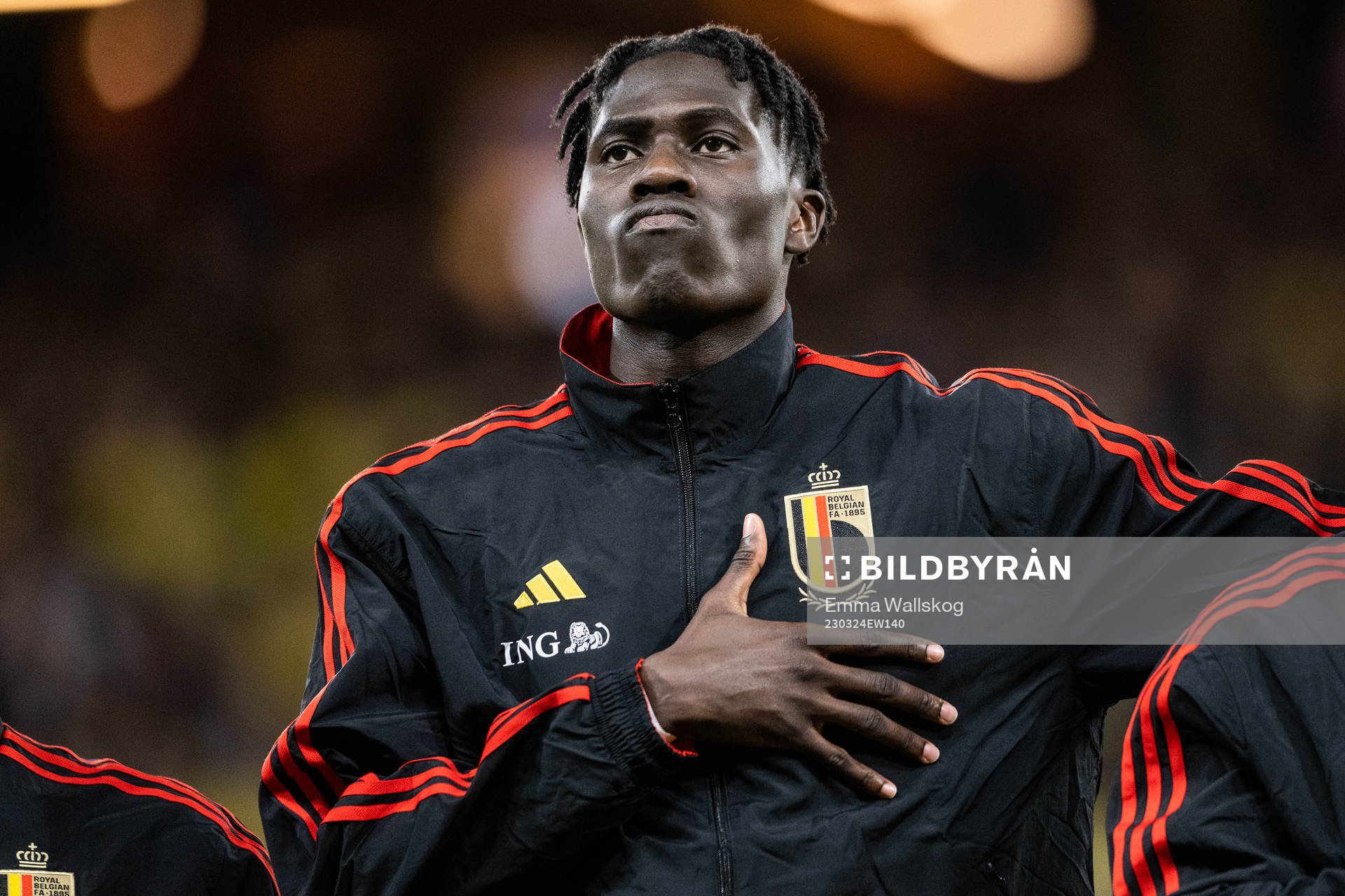 Amadou Onana of Belgium