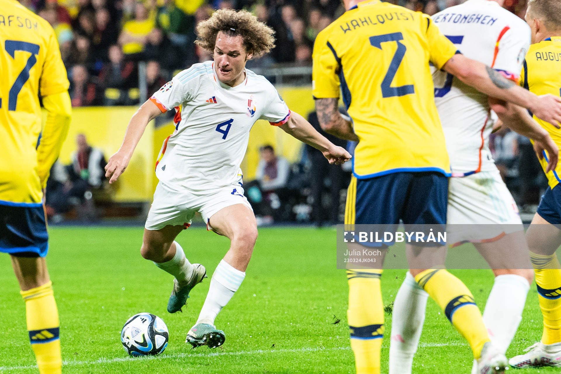 Wout Faes of Belgium competes