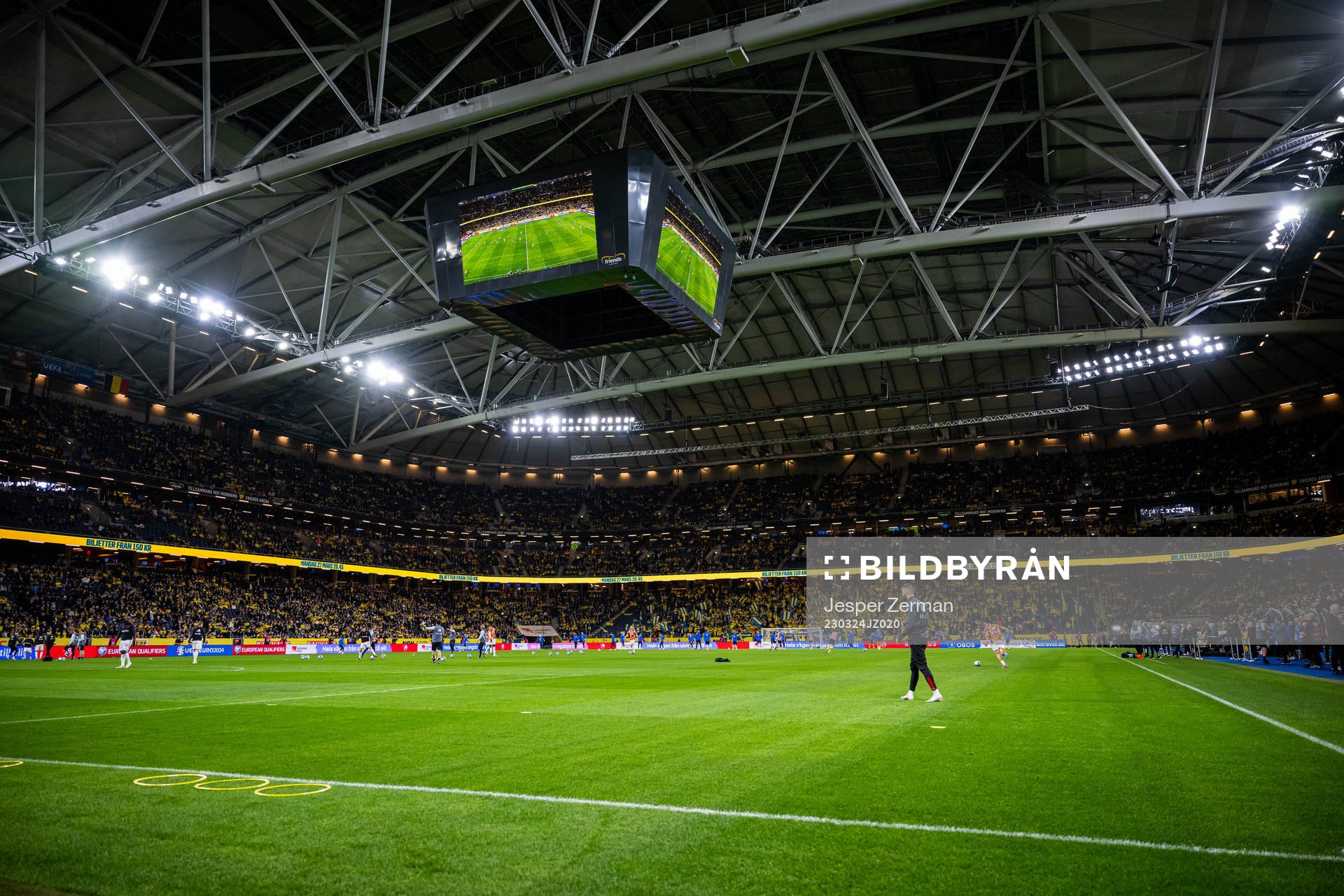 General view of Friends Arena