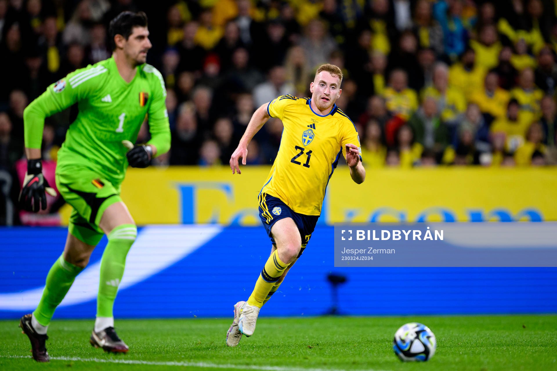 Dejan Kulusevski of Sweden