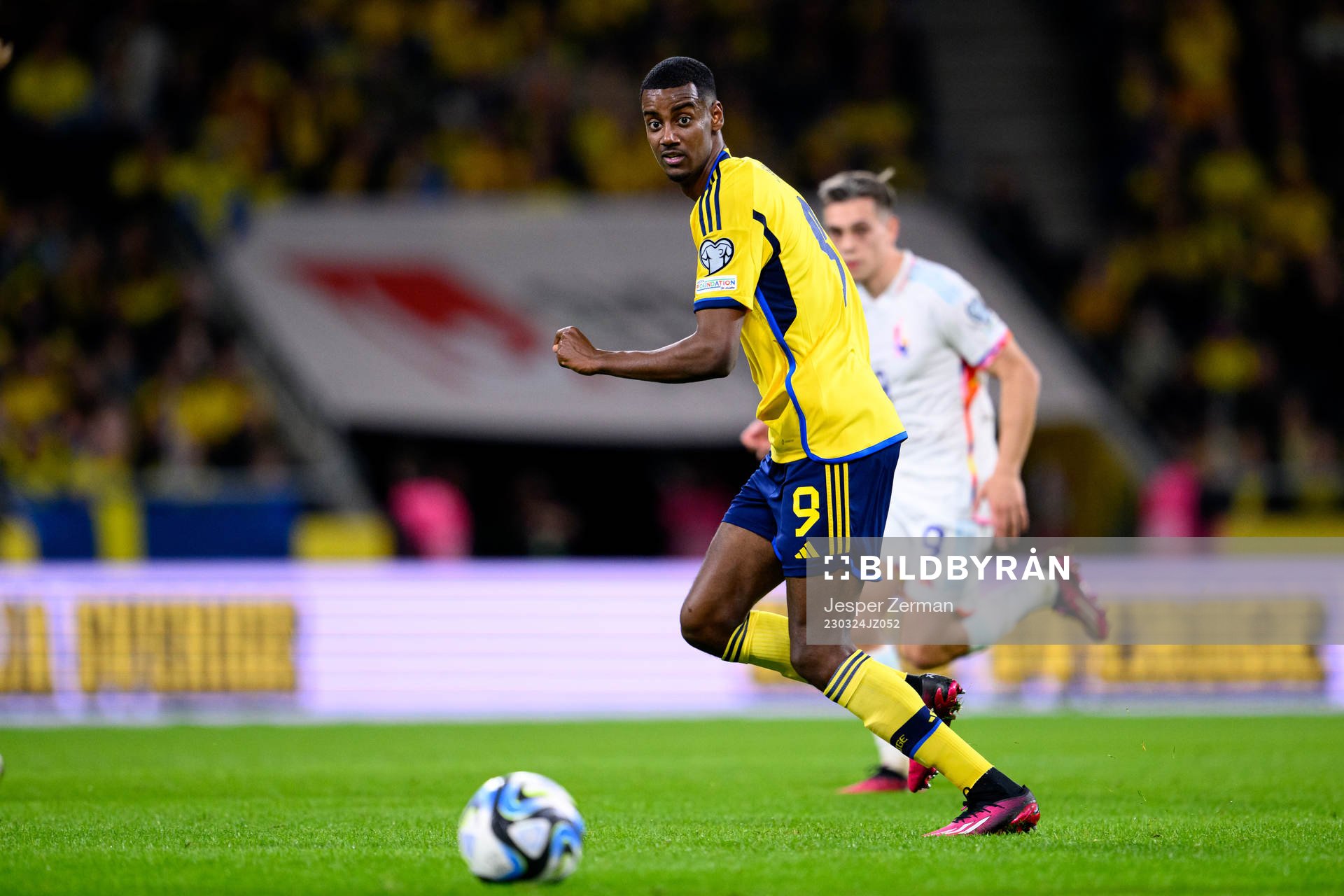 Alexander Isak of Sweden