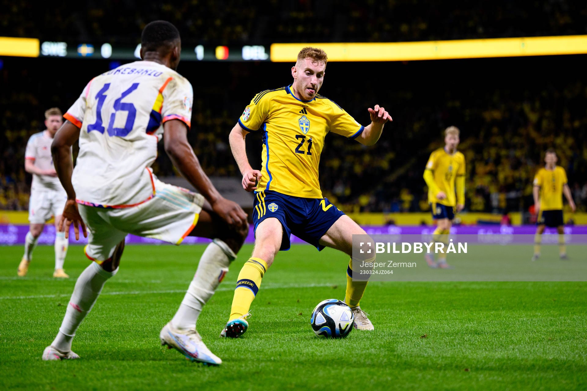 Dejan Kulusevski of Sweden