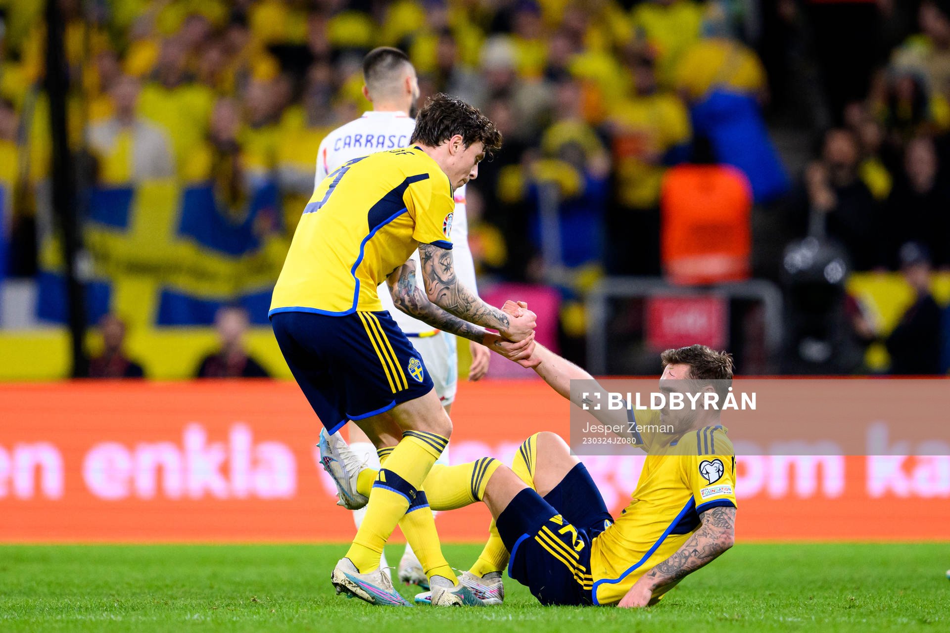 Victor Nilsson Lindelöf and Linus Wahlqvist Egnell of