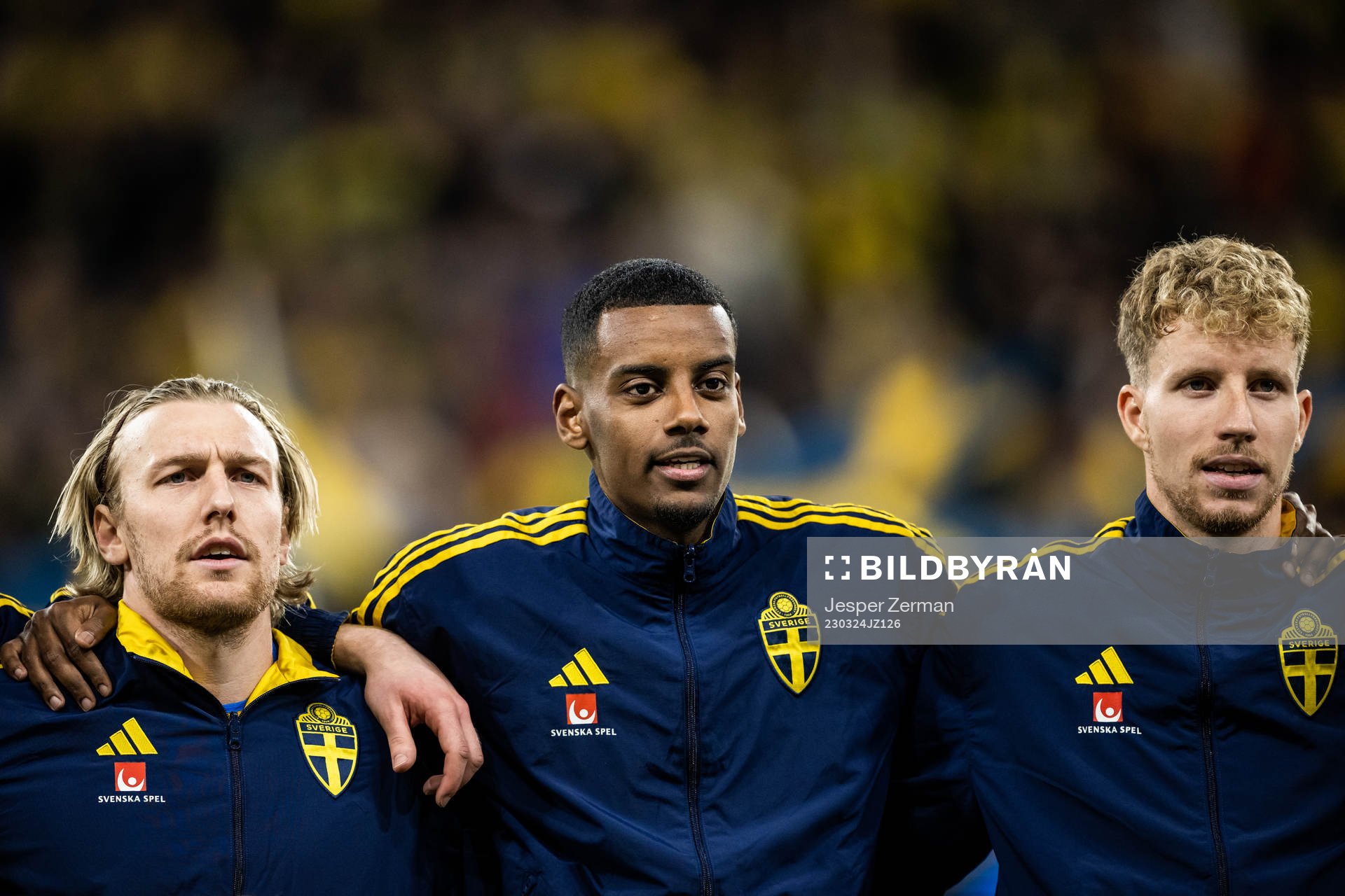 Alexander Isak of Sweden