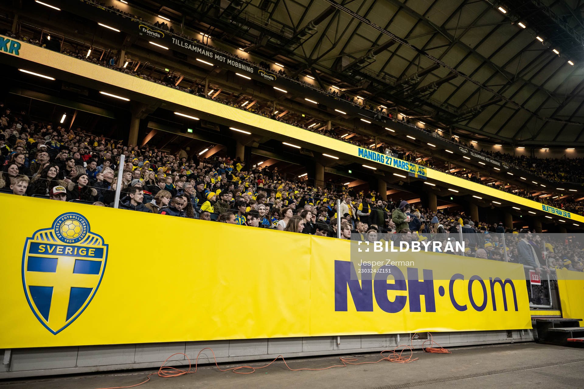 Interior view of Friends Arena
