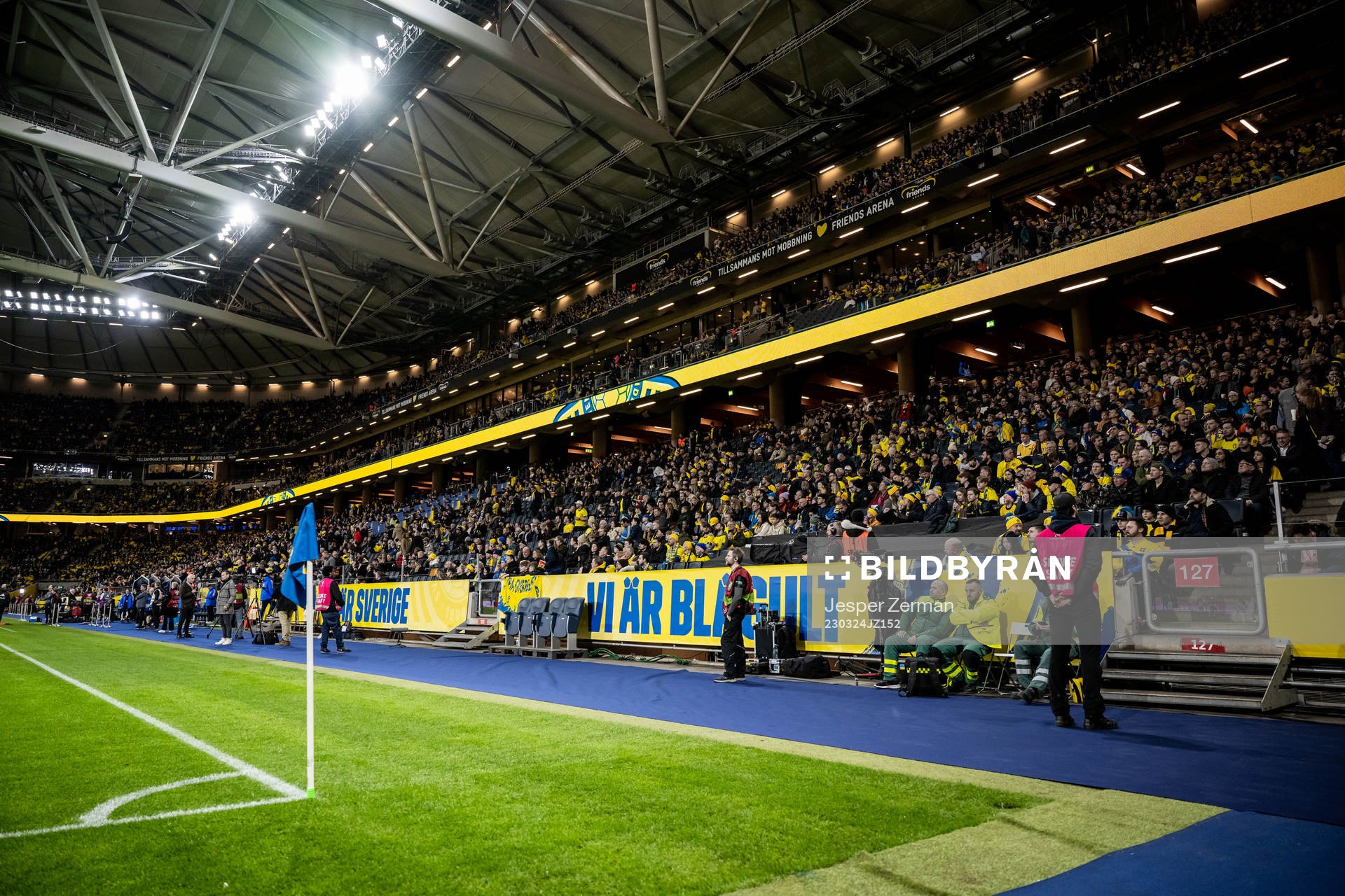 Interior view of Friends Arena