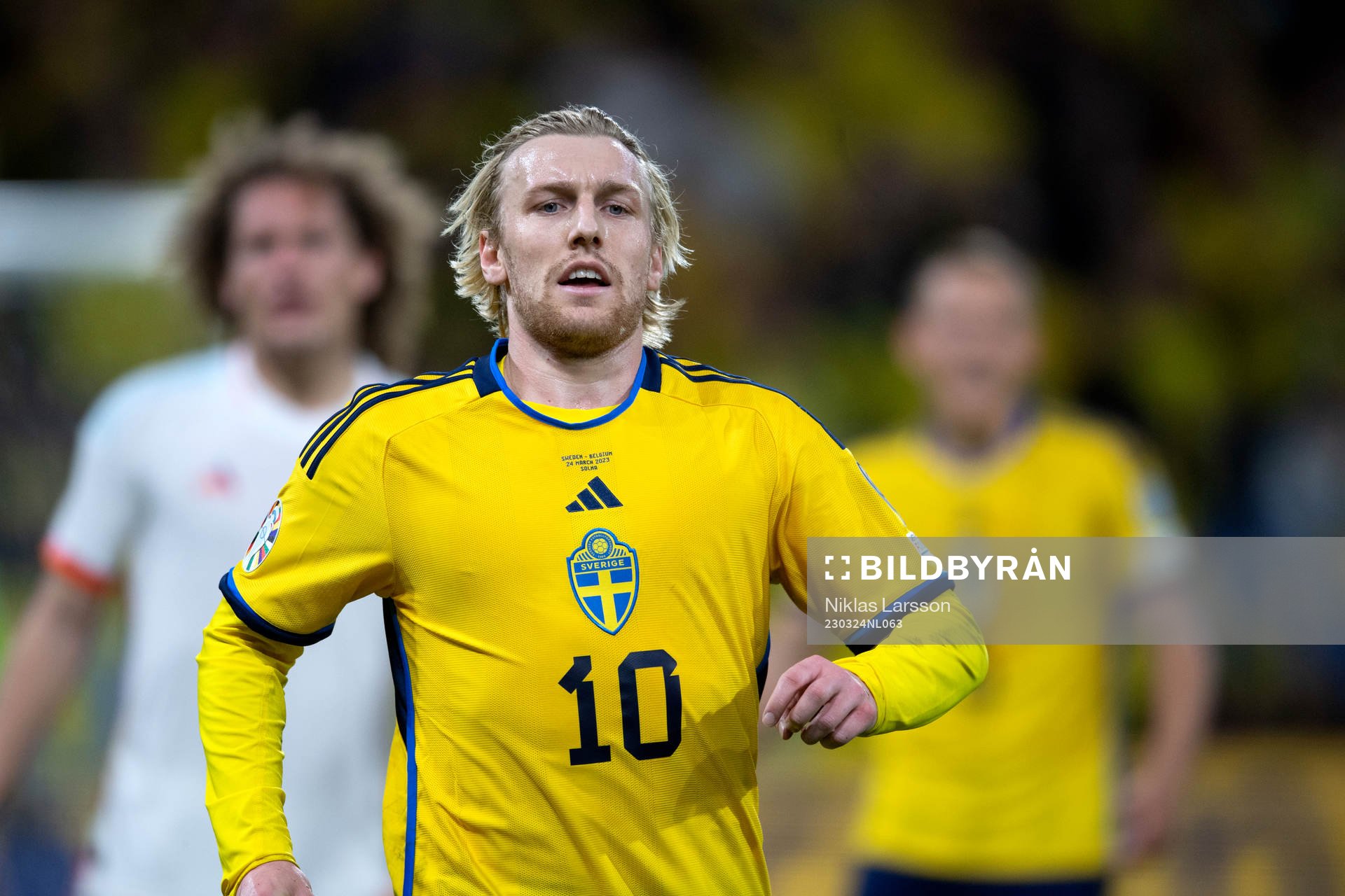 Emil Forsberg of Sweden