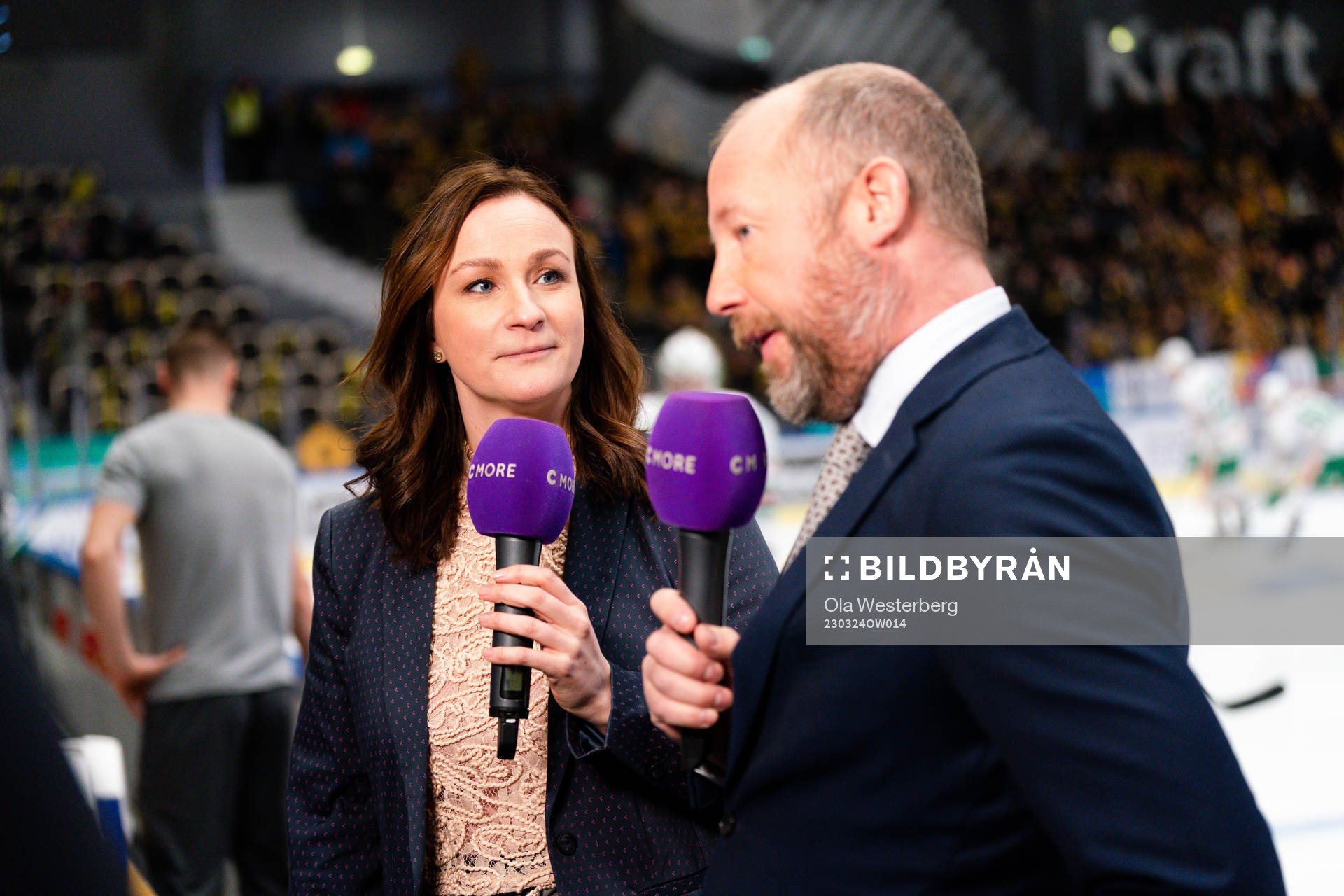 Cmores Lena Sundvist och Petter Rönnqvist