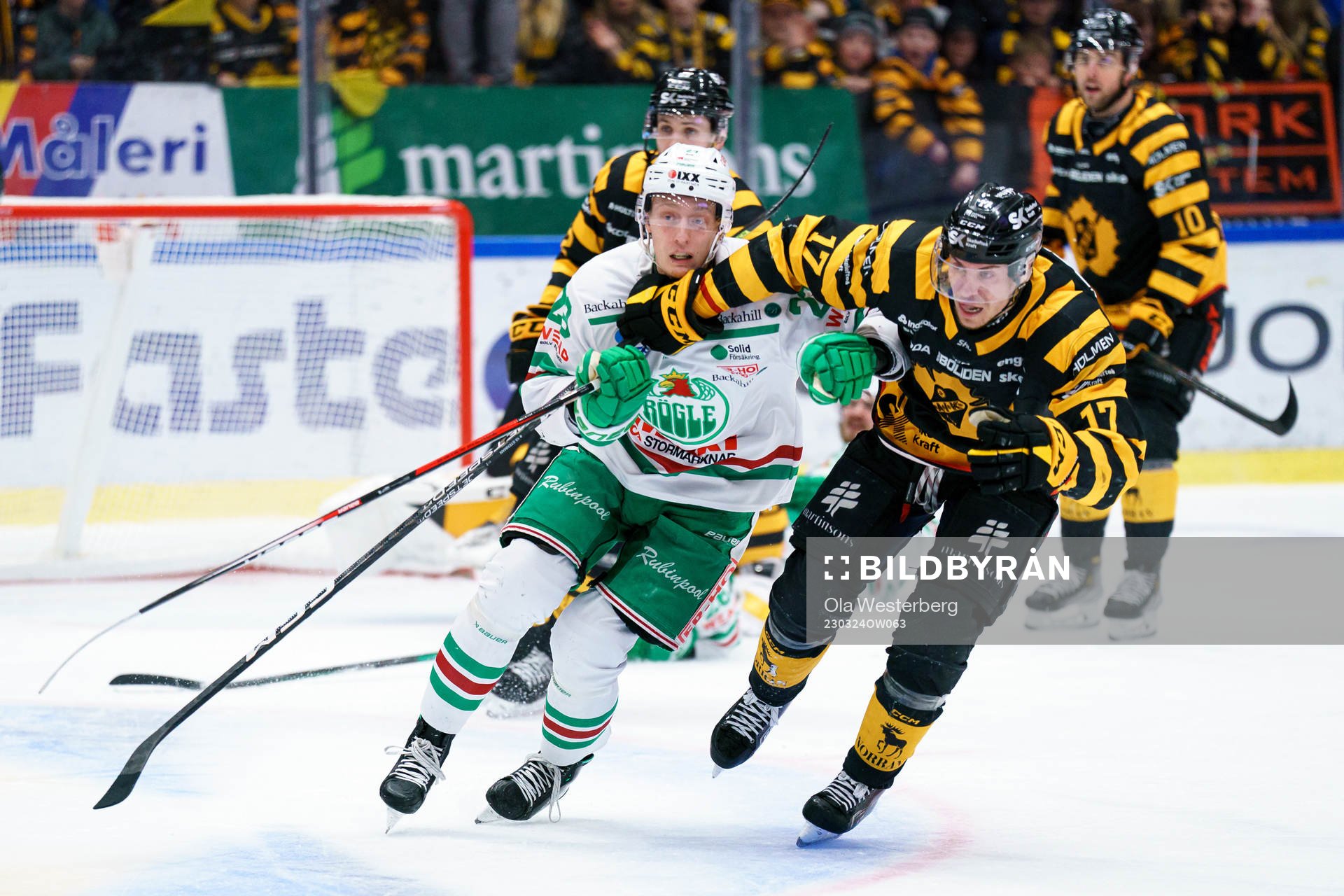 Rögles Oliver Tärnström och Skellefteå AIKs Pär