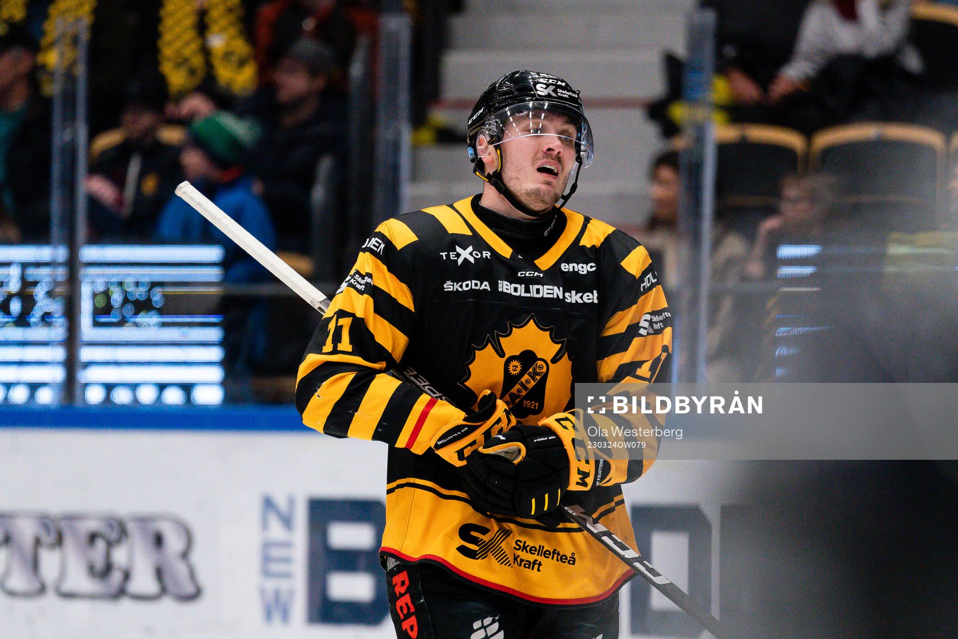 Skellefteå AIKs Max Lindholm deppar