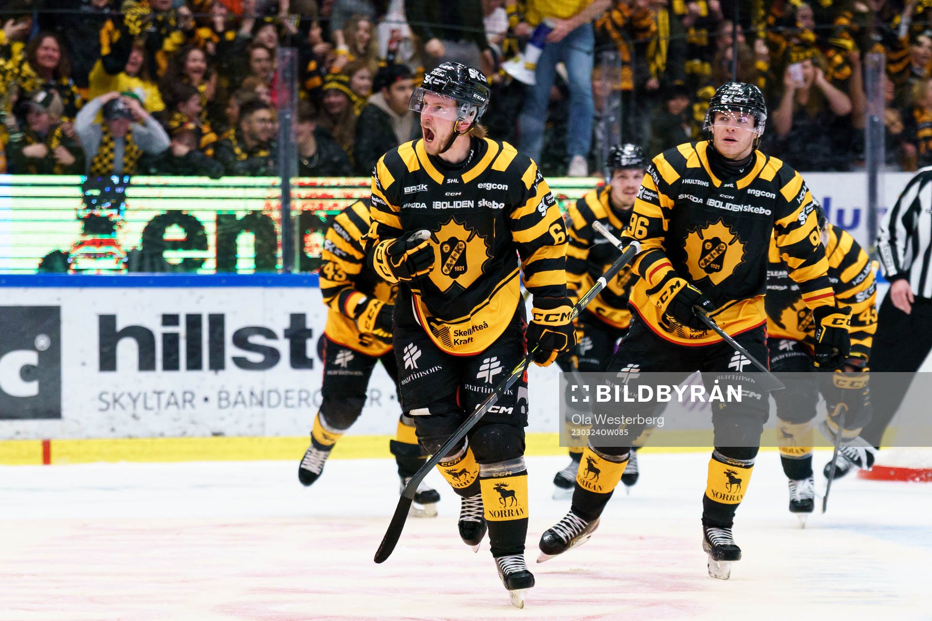 Skellefteå AIKs Jonathan Pudas jublar