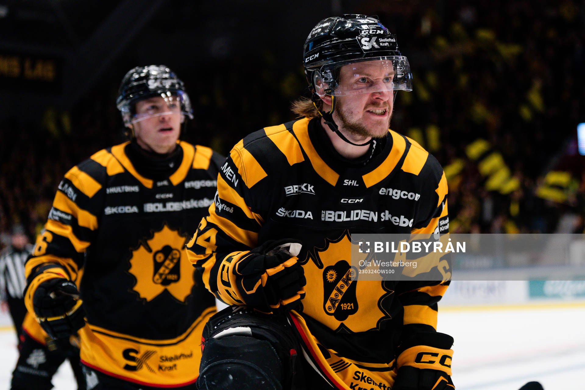 Skellefteå AIKs Jonathan Pudas jublar