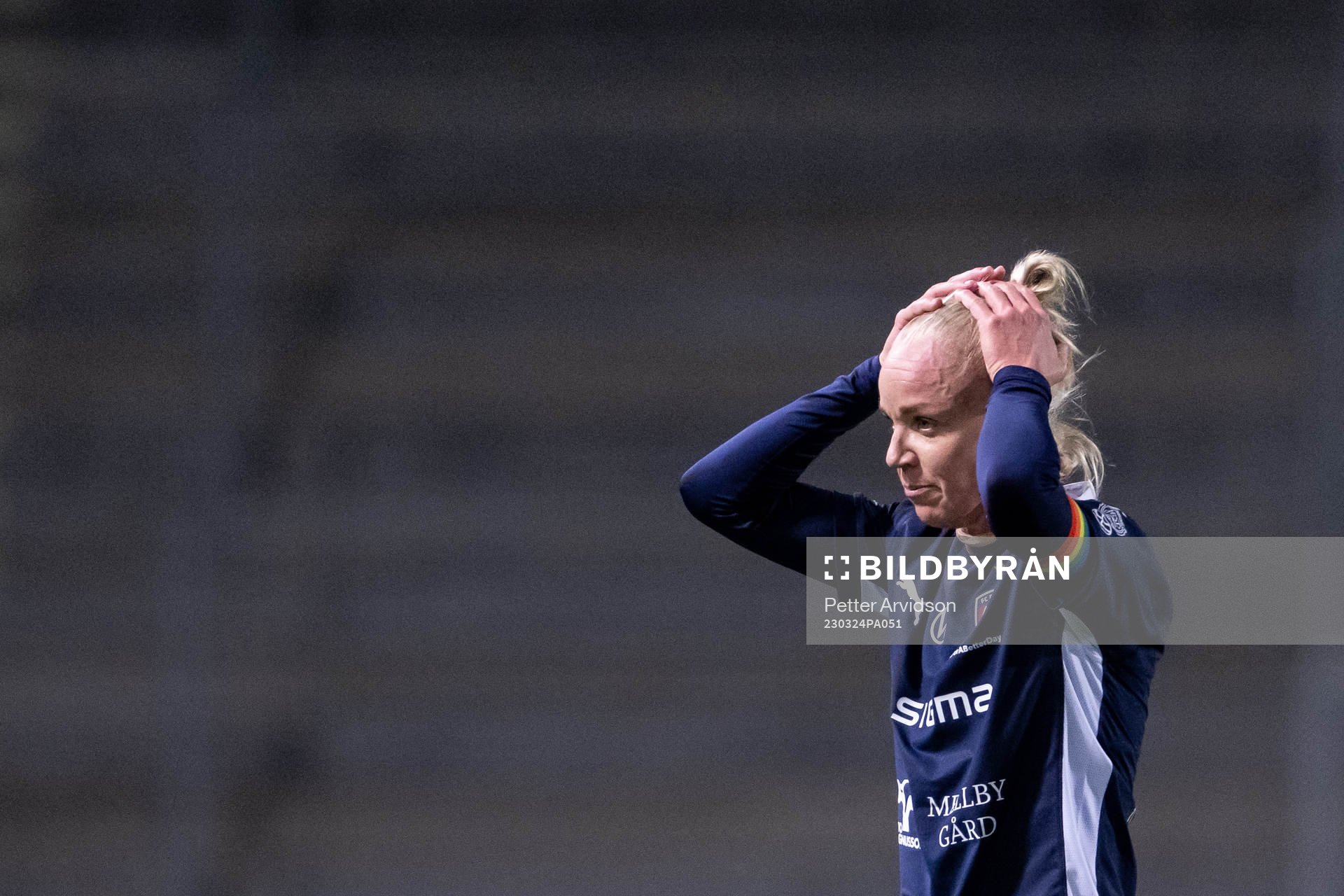 FC Rosengårds Caroline Seger deppar