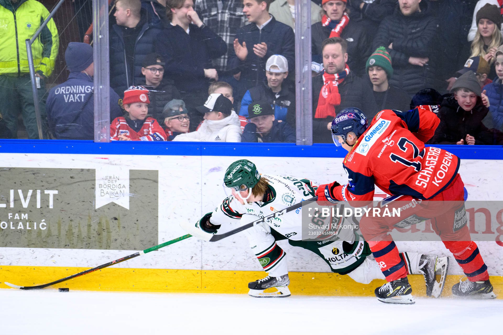 Tingsryds Lukas Söderlund och Västerviks Anton Schagerberg