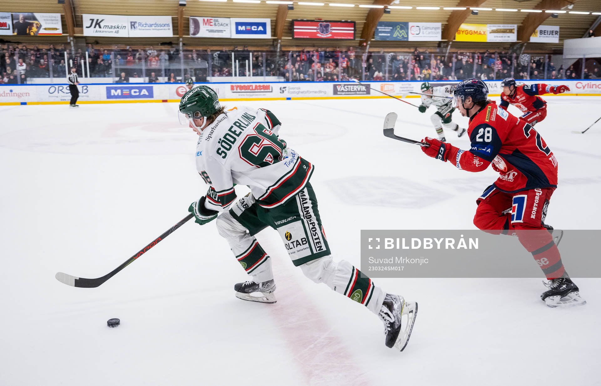 Tingsryds Lukas Söderlund och Västerviks Christoffer