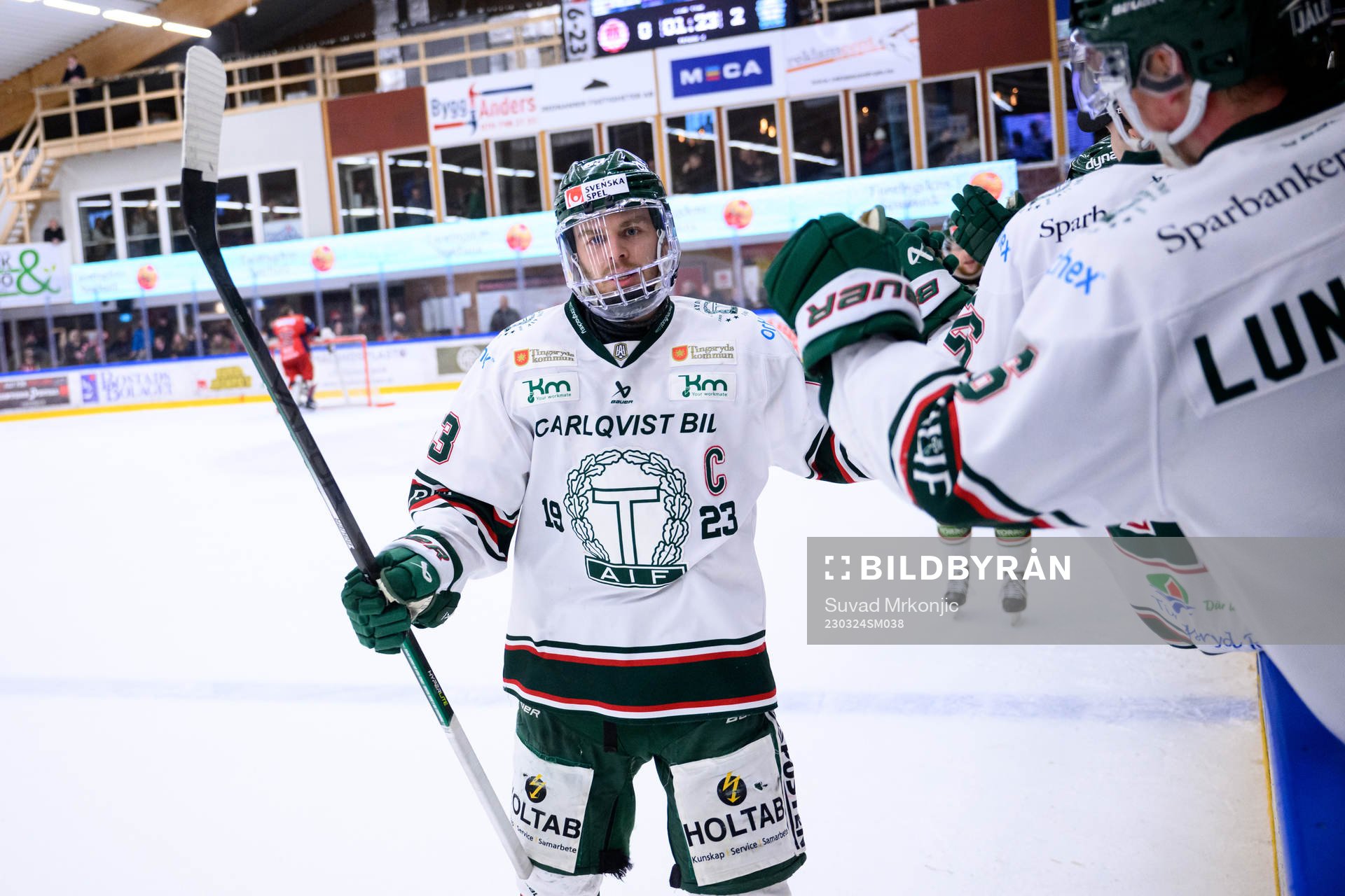 Tingsryds Daniel Öhrn jublar