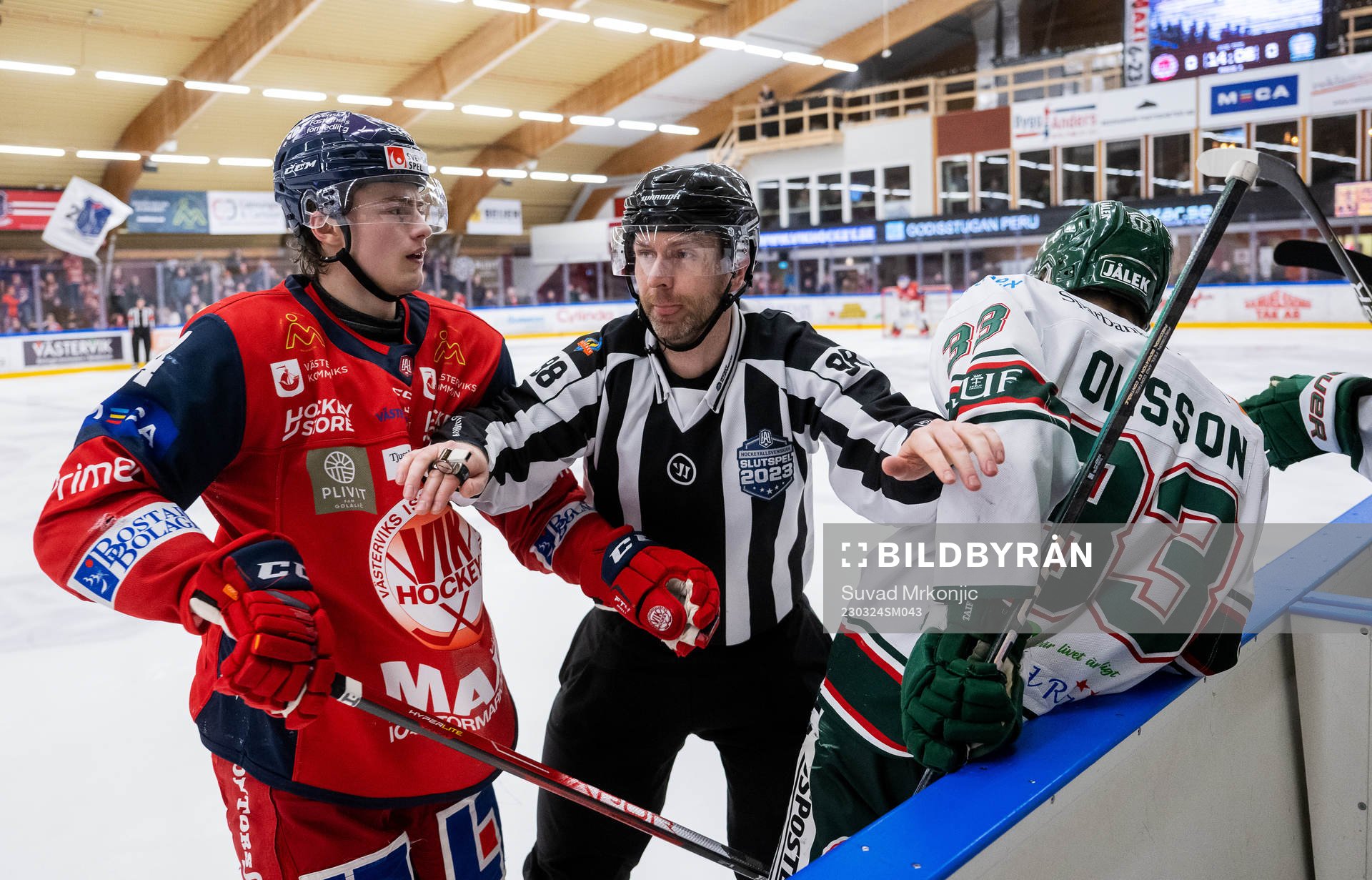 Västerviks Hugo Jonasson och Tingsryds Felix Olsson