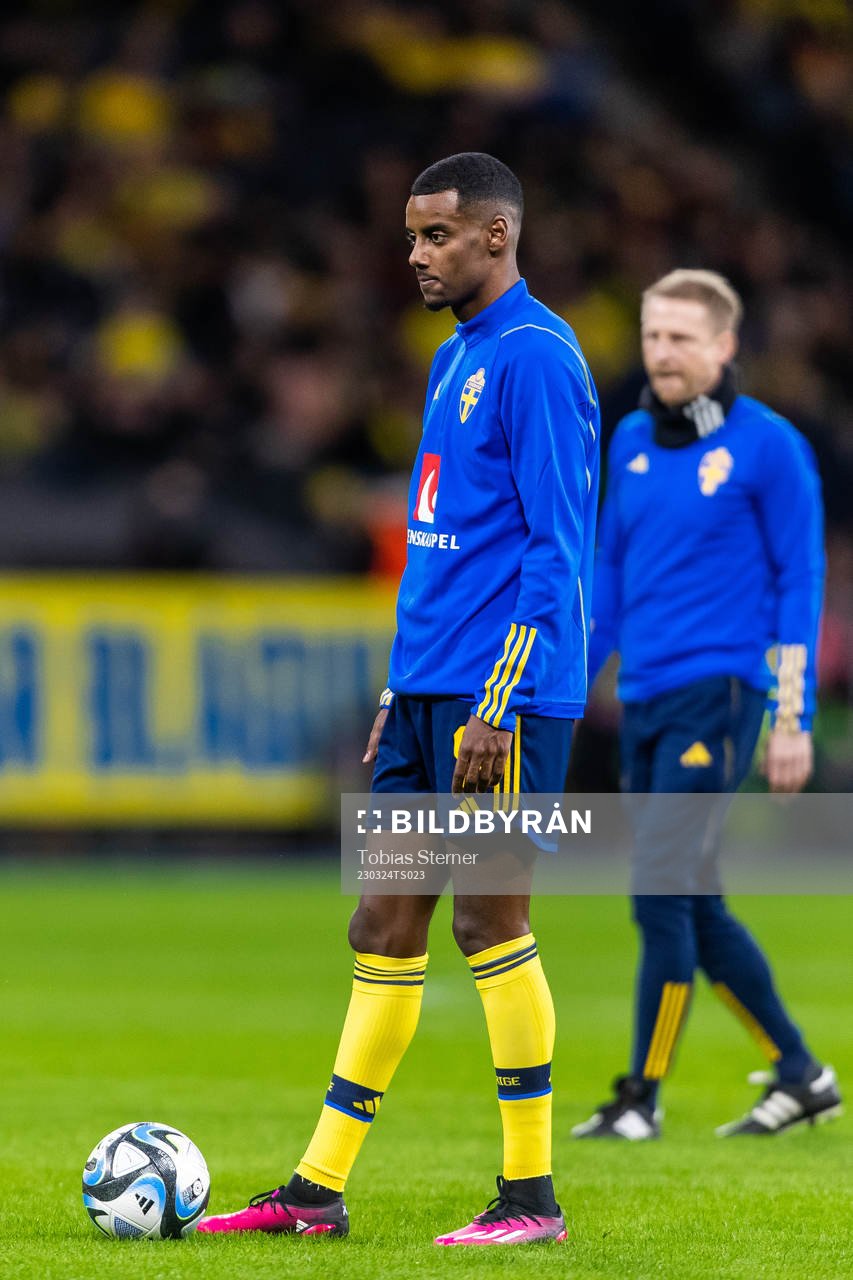 Alexander Isak of Sweden