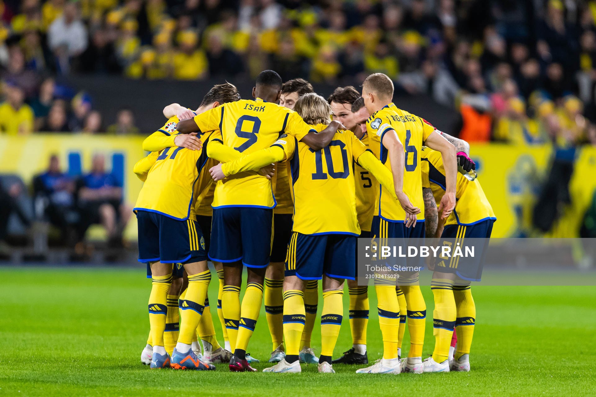 Players of Sweden gather