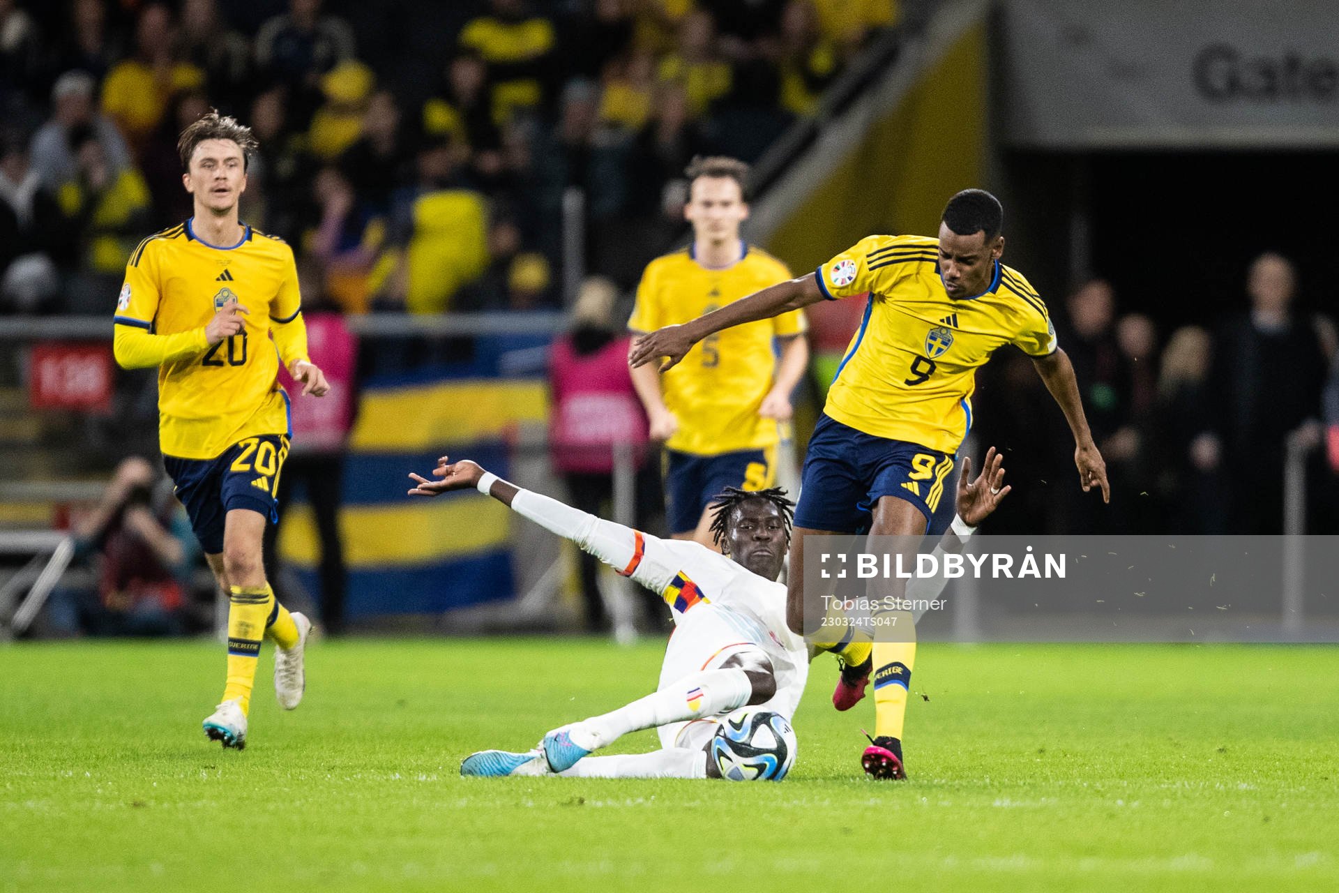 Alexander Isak of Sweden