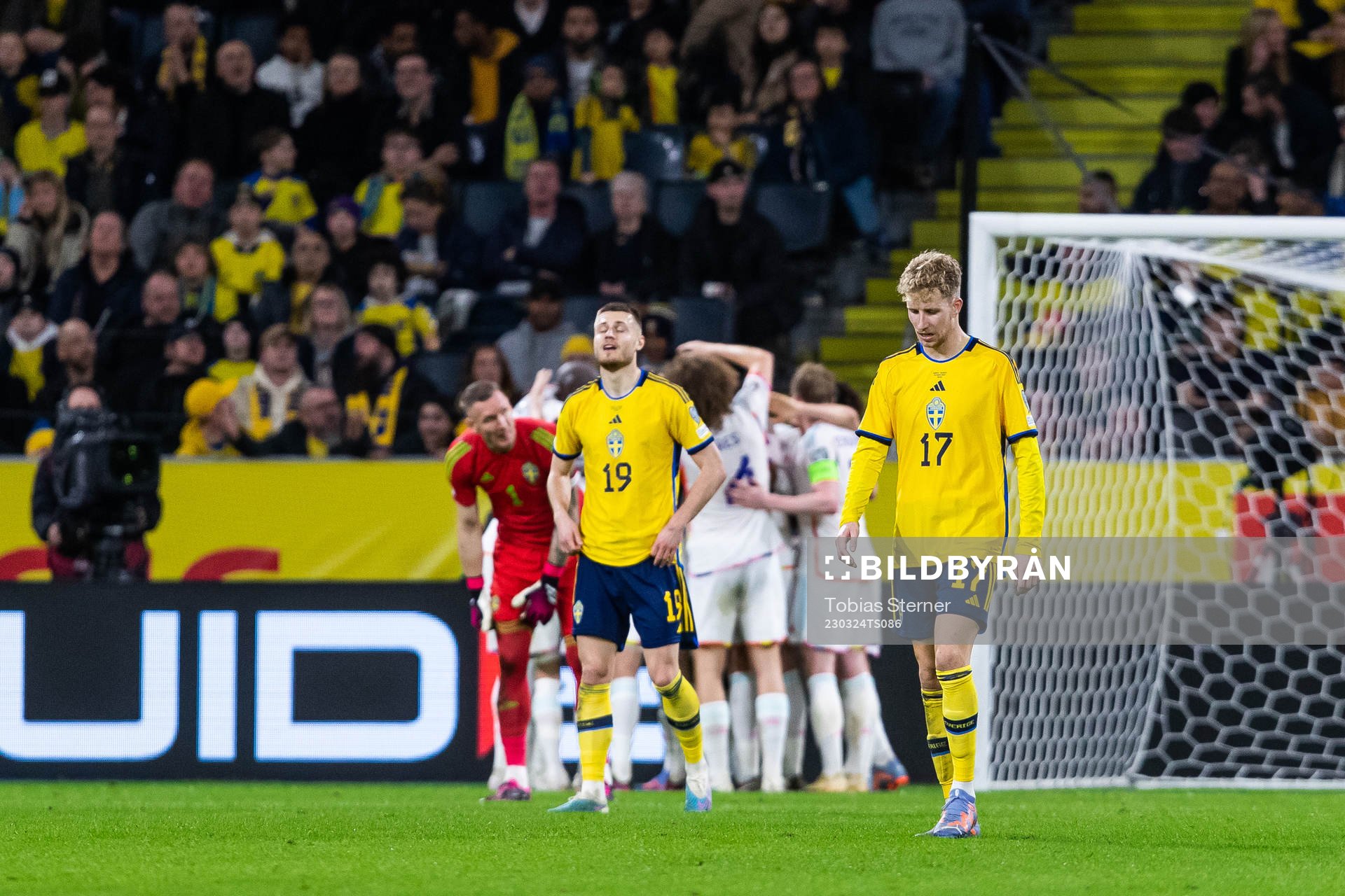 Mattias Svanberg and Samuel Gustafson of Sweden look