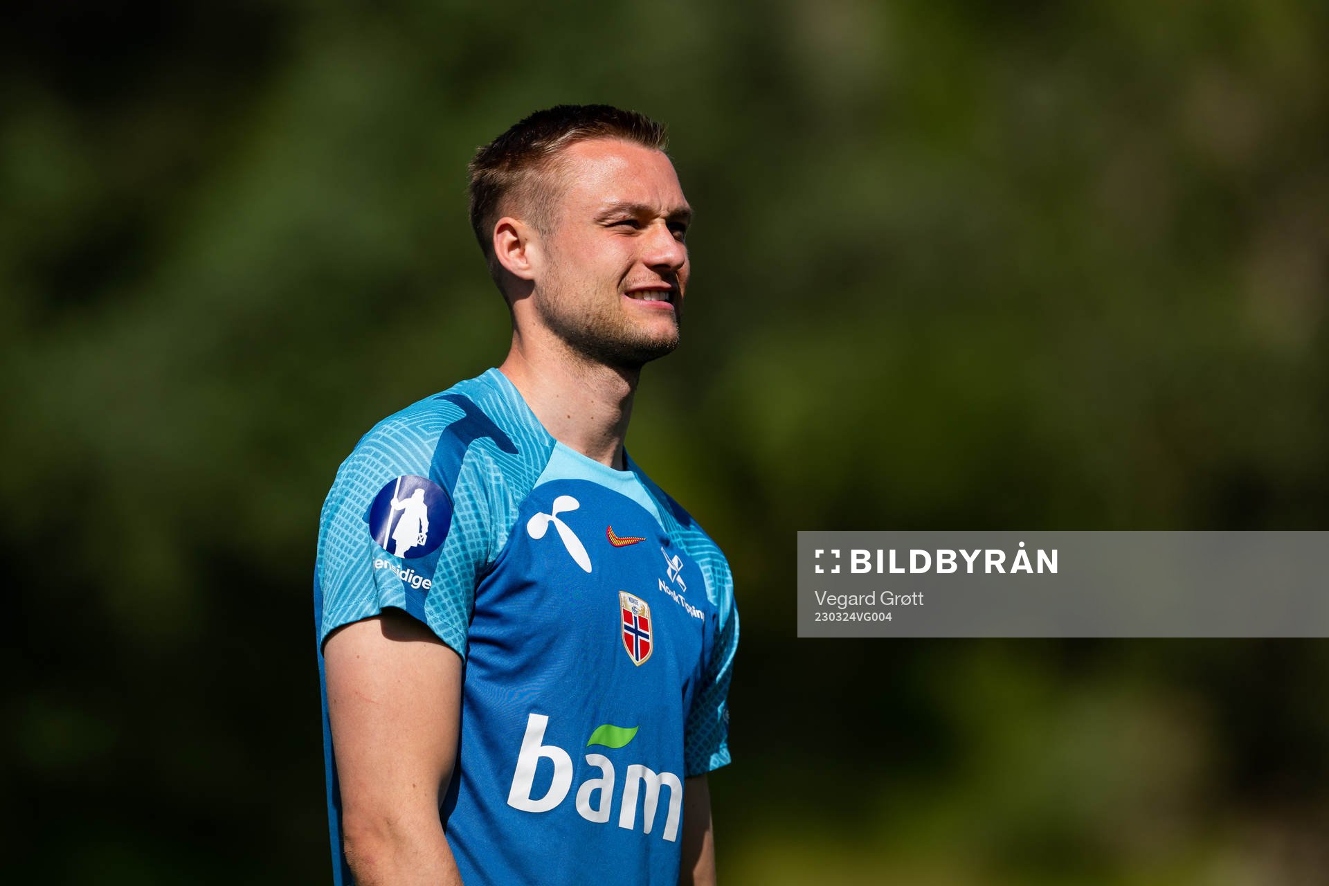 Stian Gregersen of the Norwegian national football team