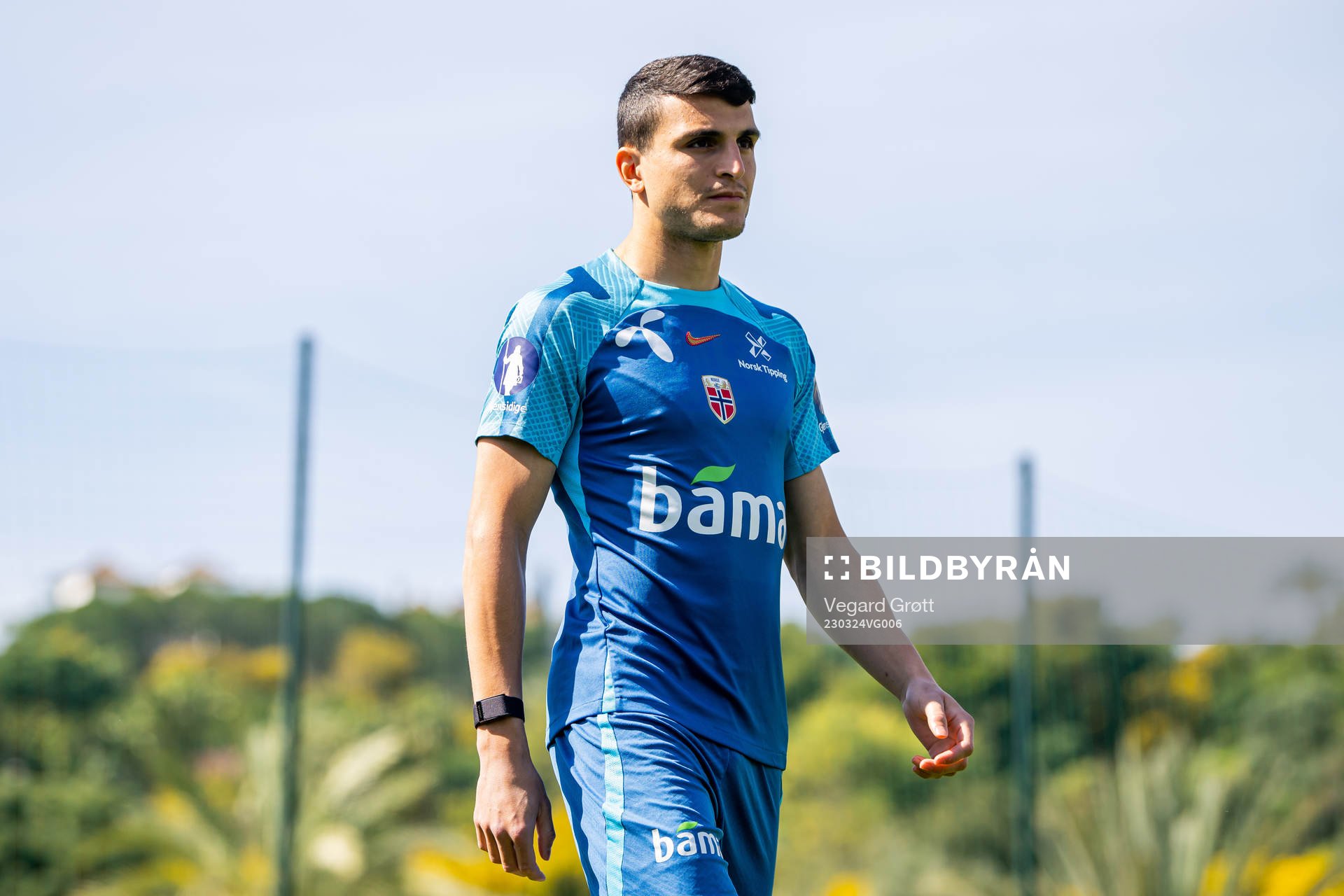 Mohamed Elyounoussi of the Norwegian national football team