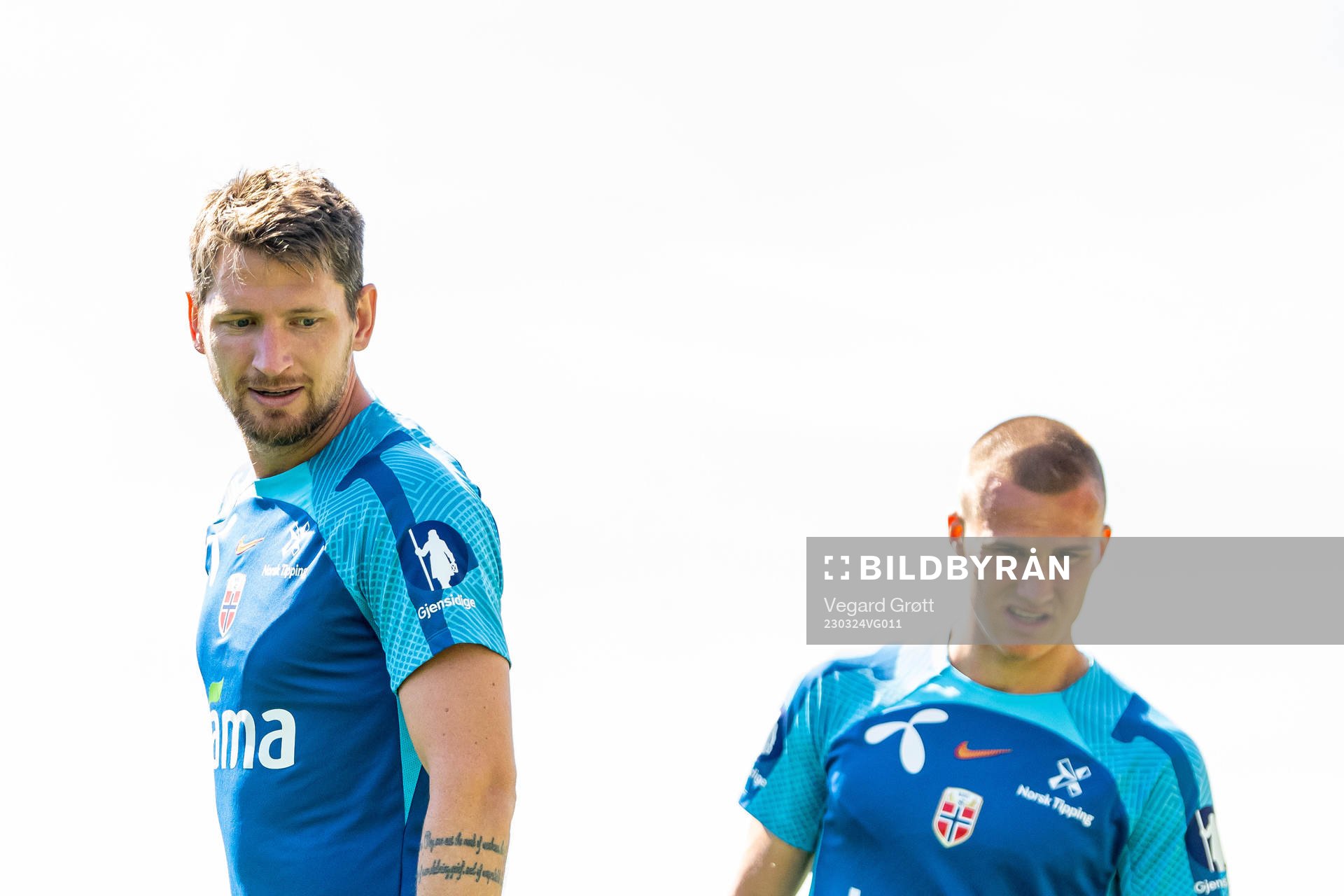 Stefan Strandberg and Leo Skiri Østigård of the Norwegian