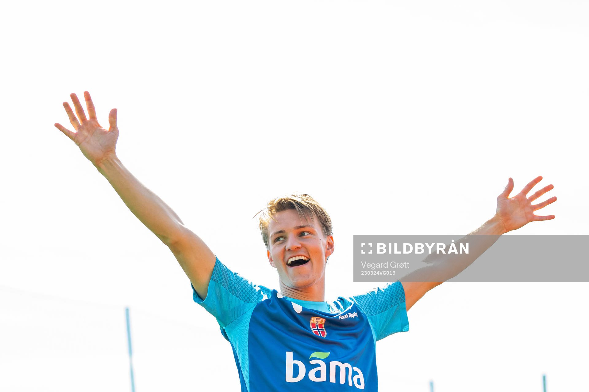 Martin Ødegaard of the Norwegian national football team